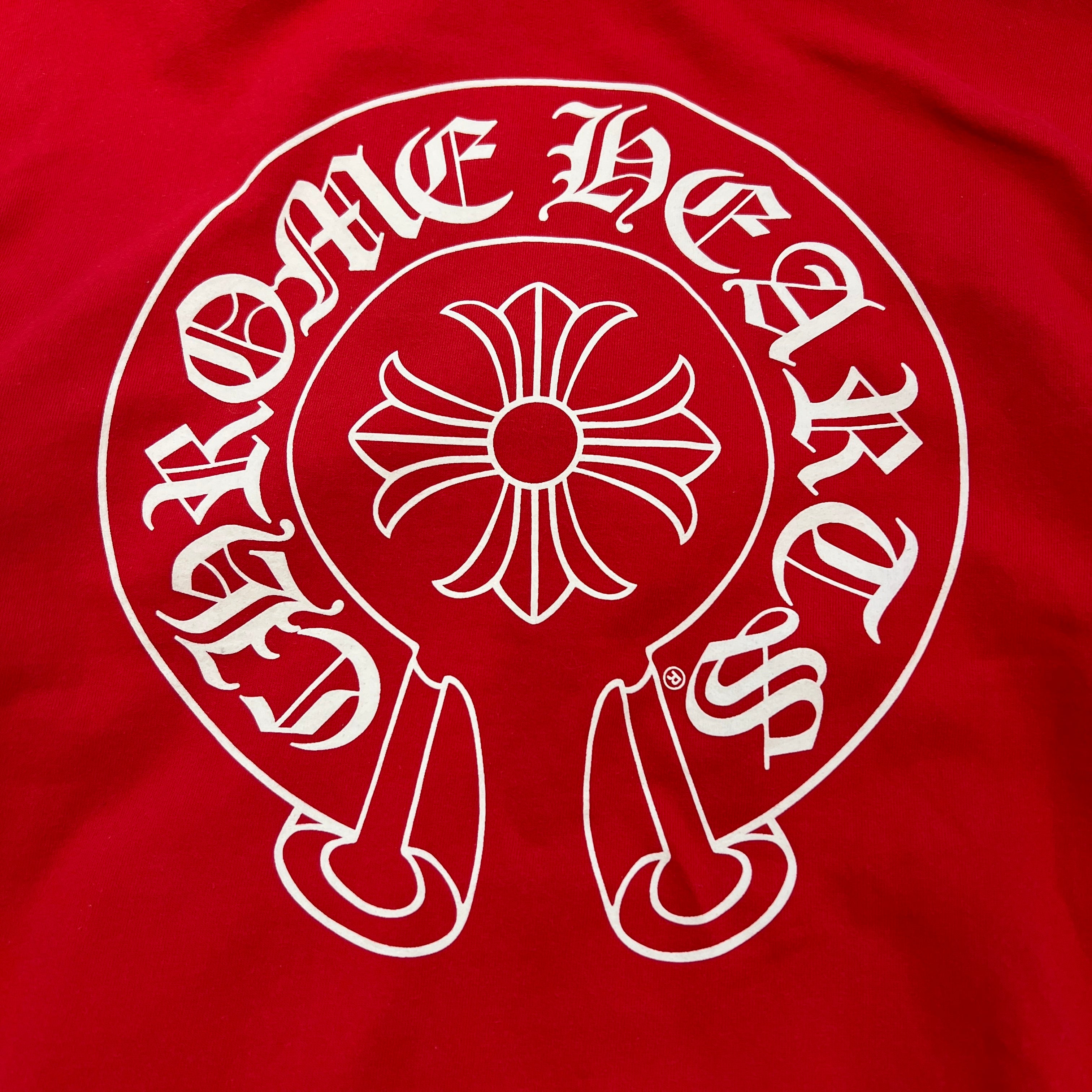 CHROME HEARTS × MATTY BOY Chomper Horseshoe Trico Pullover Hoodie Size M クロムハーツ × マッティボーイ チョンパー ホースシュー トリコカラー プルオーバーフーディ サイズM