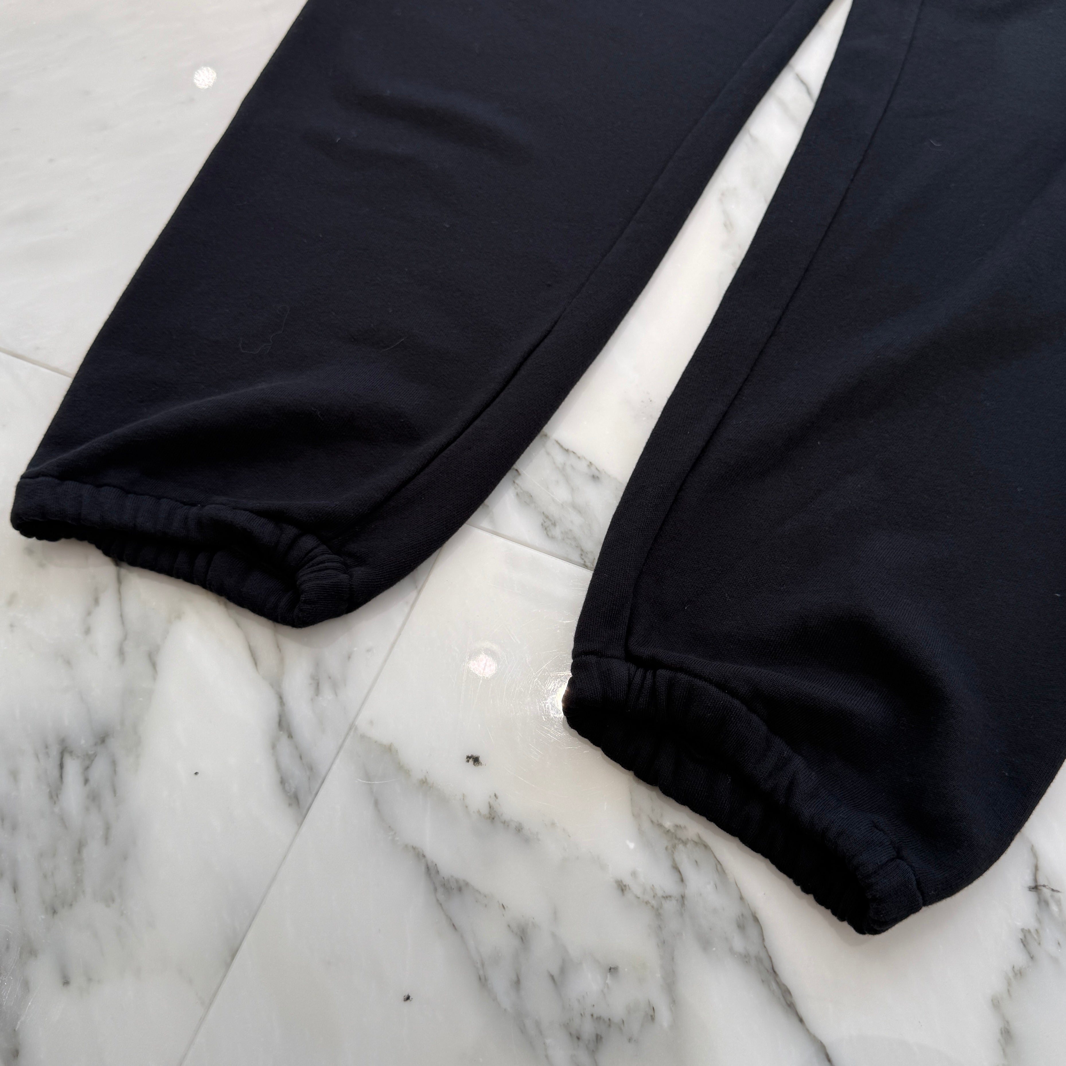 CHROME HEARTS Y NOT Vertical Logo Cross Embroidery Sweat Long Pants Size M クロムハ―ツ ワイノット ヴァーティカルロゴ クロス刺繡 スウェット ロングパンツ サイズM