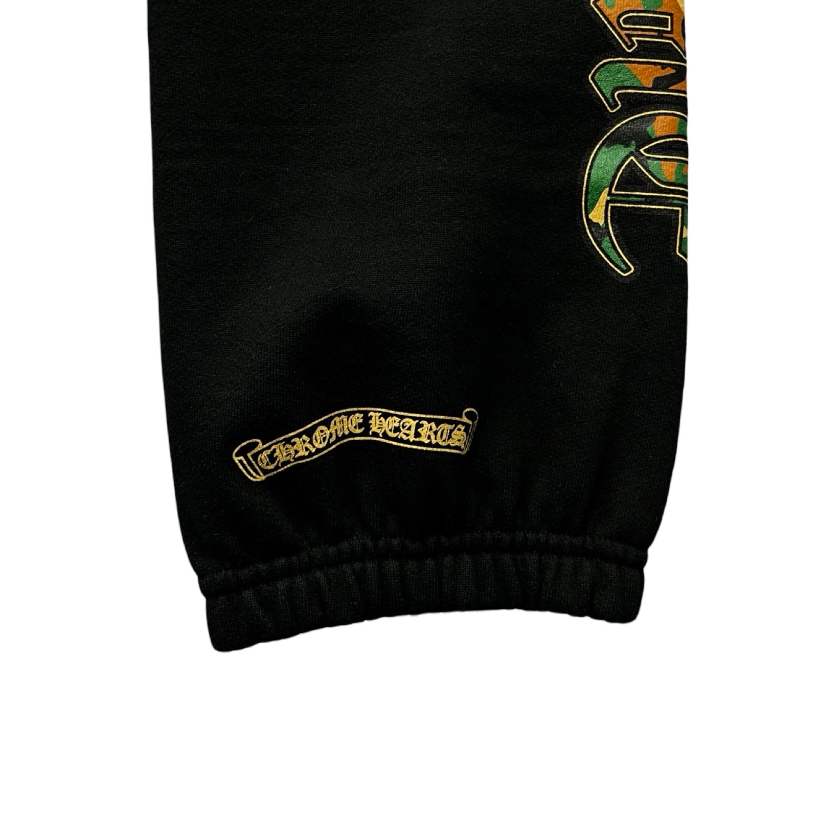 CHROME HEARTS Camo Cemetery Cross Sweat Long Pants Size XL