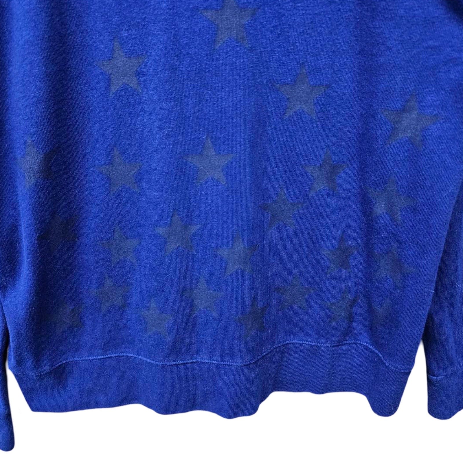 CHROME HEARTS Back Scroll Logo Star Print Long Sleeve Sweat Shirt Size L