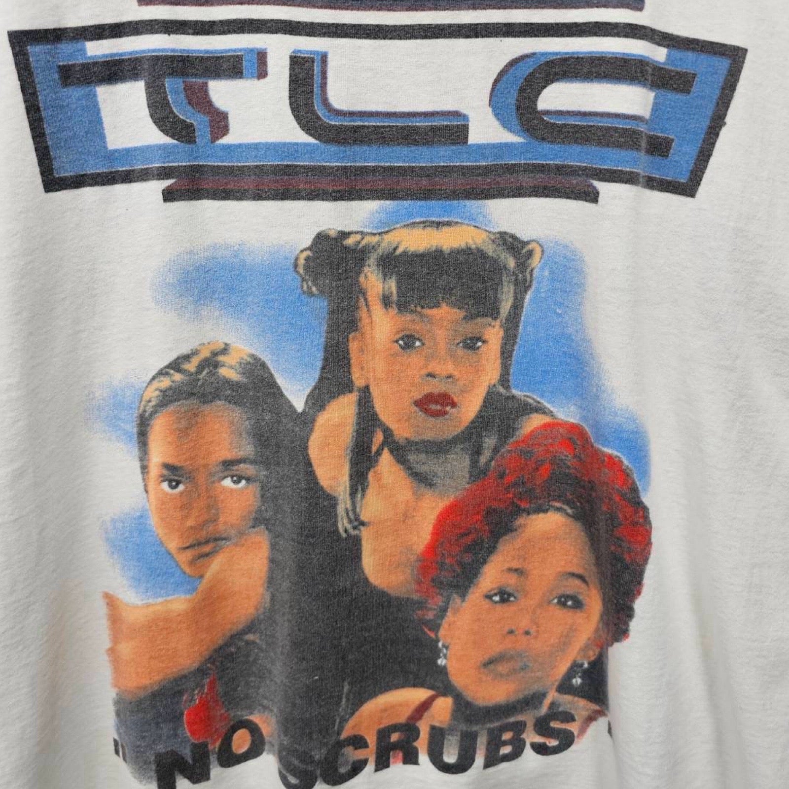 Vintage 00's TLC "Fanmail Tour 2000" S/S Tee Size L