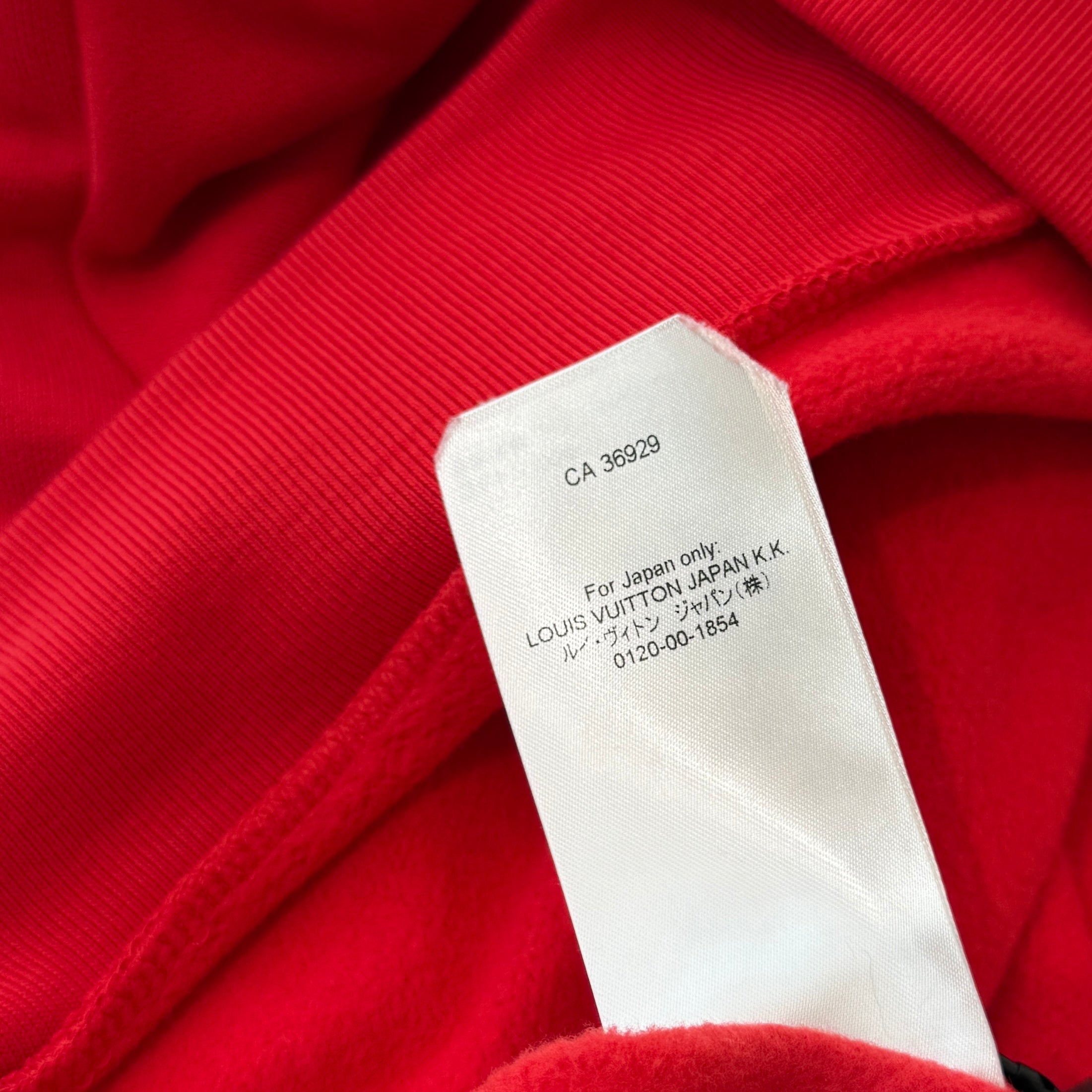 LOUIS VUITTON 2024SS Logo Print Cotton Pullover Hoodie 1AF380 Size M ルイヴィトン ロゴプリント コットン プルオーバーフーディー サイズM