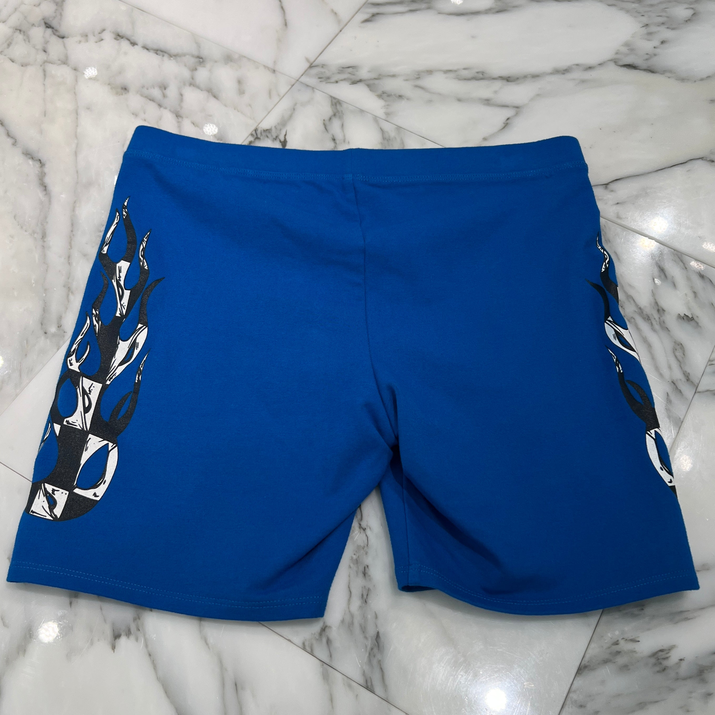 CHROME HEARTS クロムハーツ　バイカーショーツ クロムハーツ デッドリードール ピンクホースシューロゴ