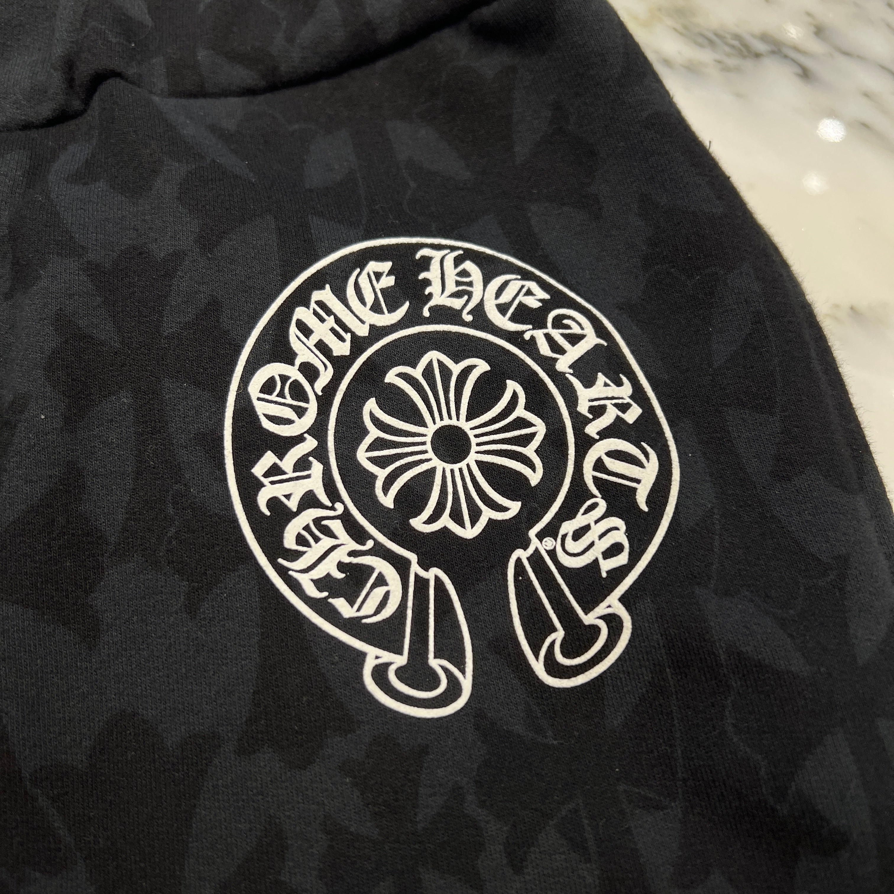 CHROME HEARTS 2024SS Graveyard Cemetery Cross Sweat Long Pants Size L クロムハーツ グレイブヤード セメタリークロス スウェットパンツ サイズL