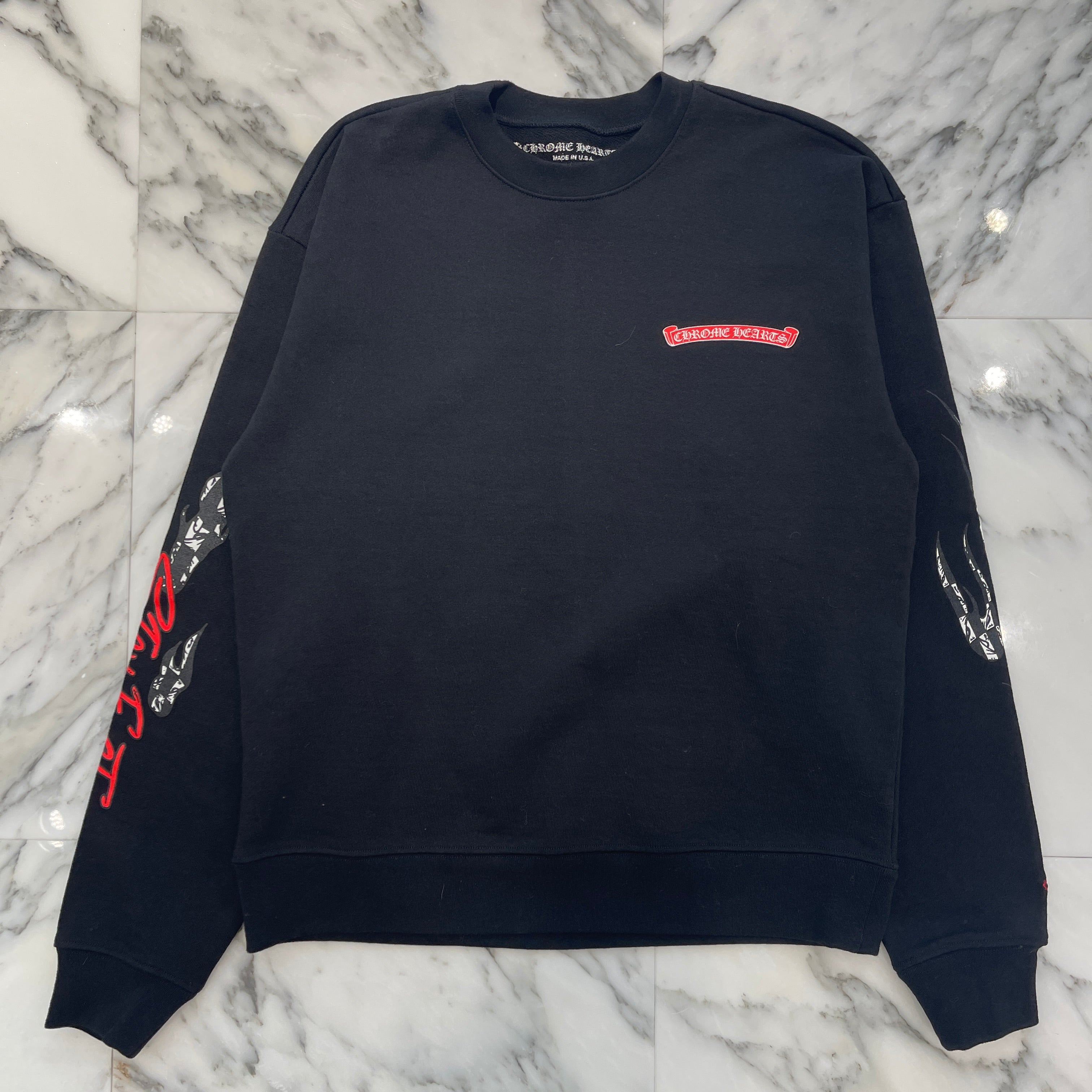 CHROME HEARTS × MATTY BOY PPO STAY FAST RACE TEAM Sweatshirt Size L クロムハーツ × マッティボーイ ステイファスト レースチーム スウェットシャツ サイズL