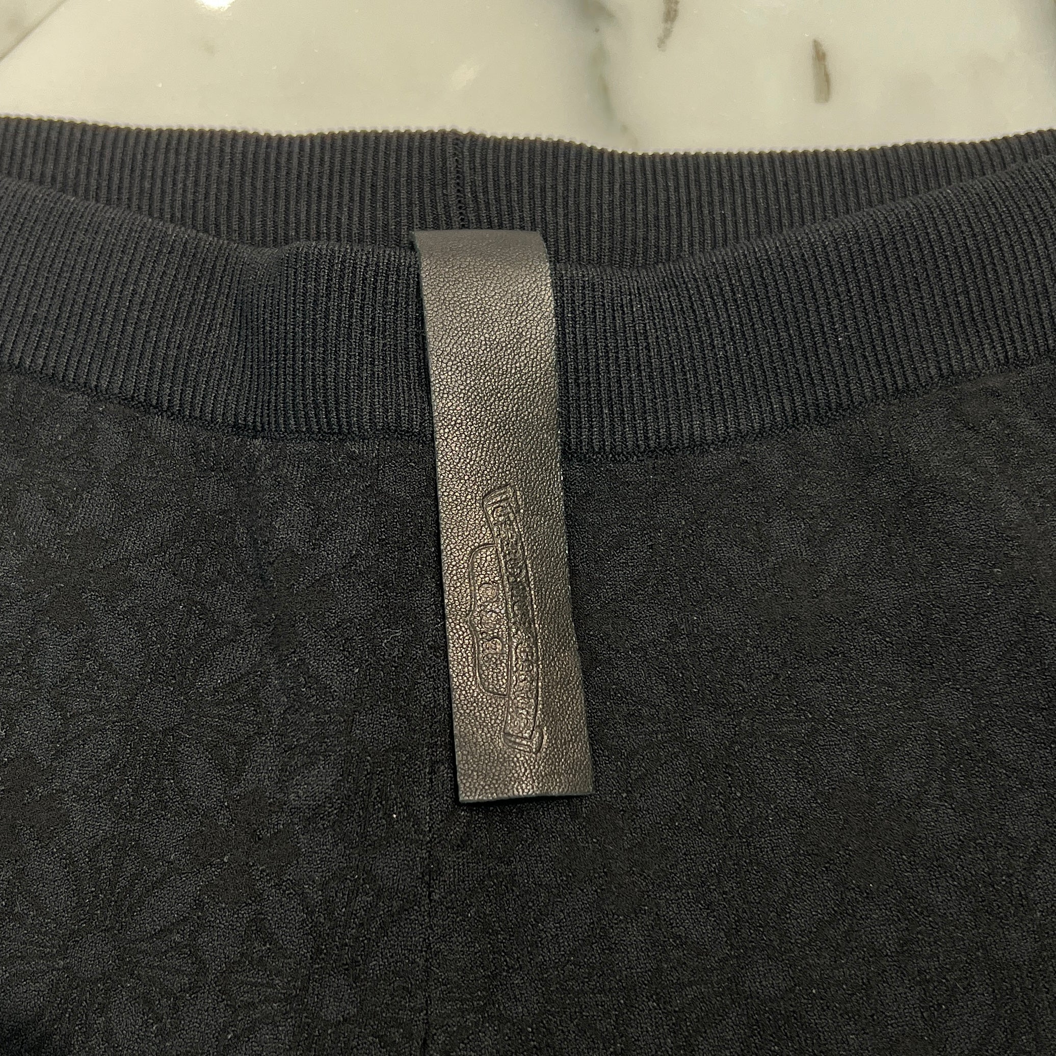 CHROME HEARTS Y Not Cross Pattern Slide Script Logo Shorts Size M クロムハーツ ワイノット クロスパターンスライドスクリプトロゴショーツ サイズM