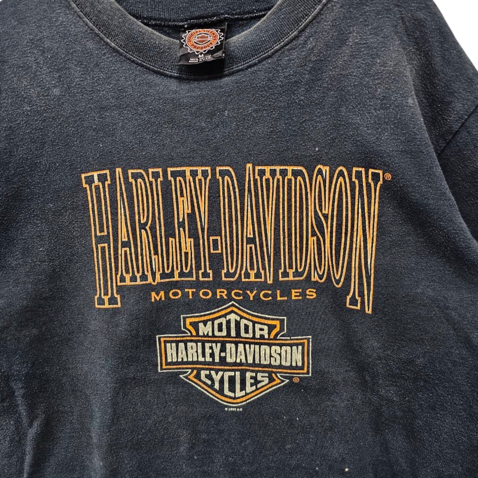 Vintage 90's Harley-Davidson Motorcycles Logo 1996 S/S Tee Size M