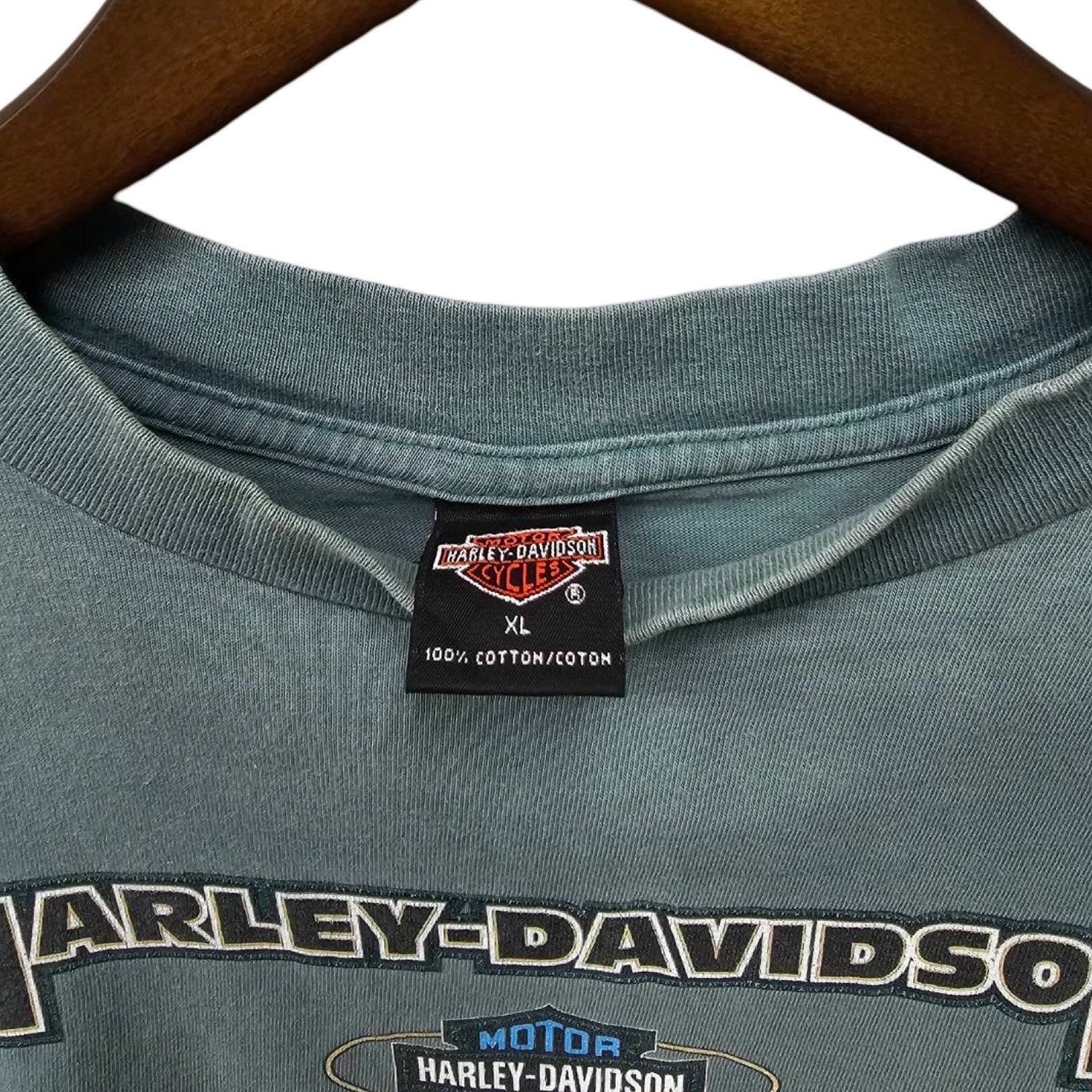 Vintage 90's Harley-Davidson "YELLOW STONE" 1997 S/S Tee Size XL