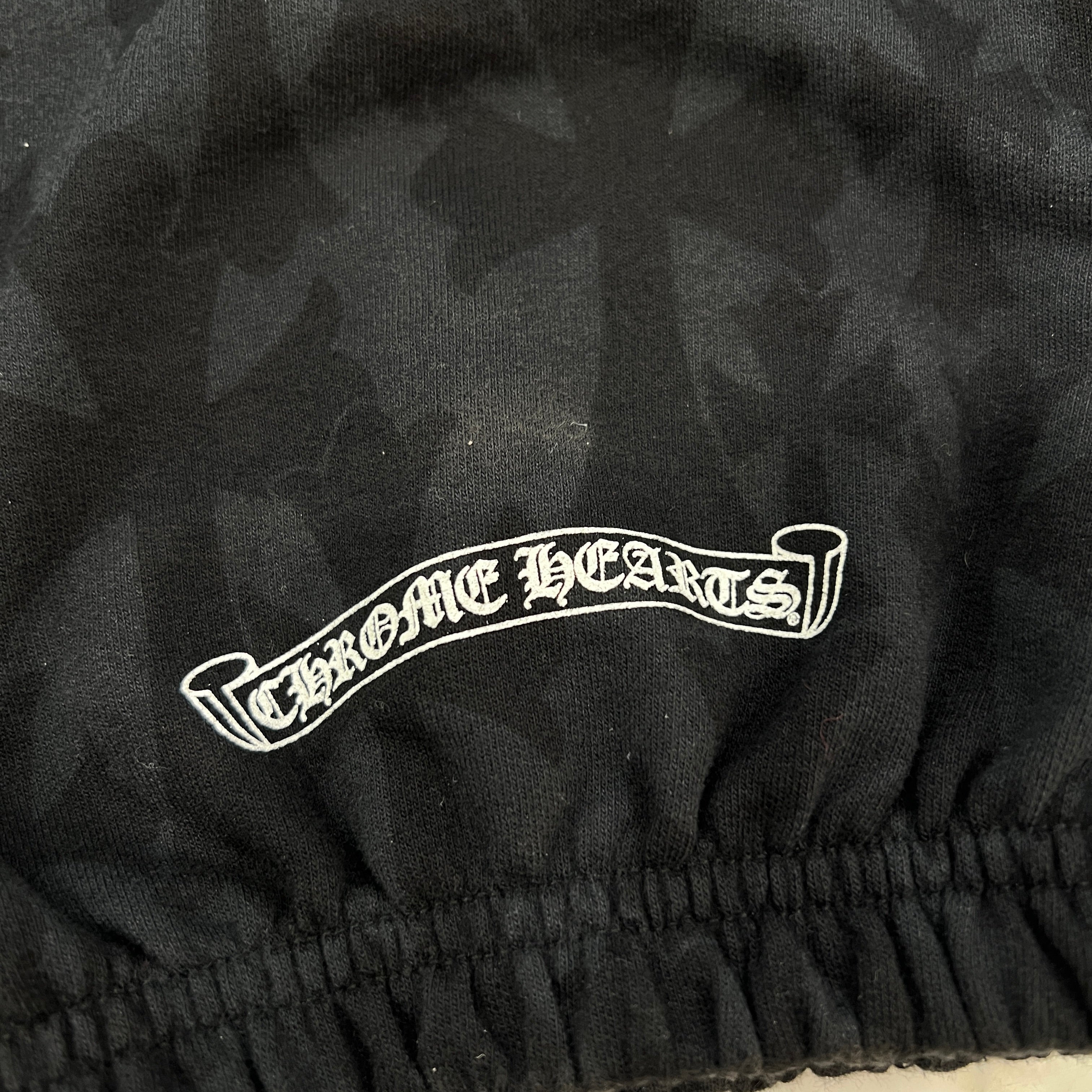 CHROME HEARTS 2024SS Graveyard Cemetery Cross Sweat Long Pants Size L クロムハーツ グレイブヤード セメタリークロス スウェットパンツ サイズL