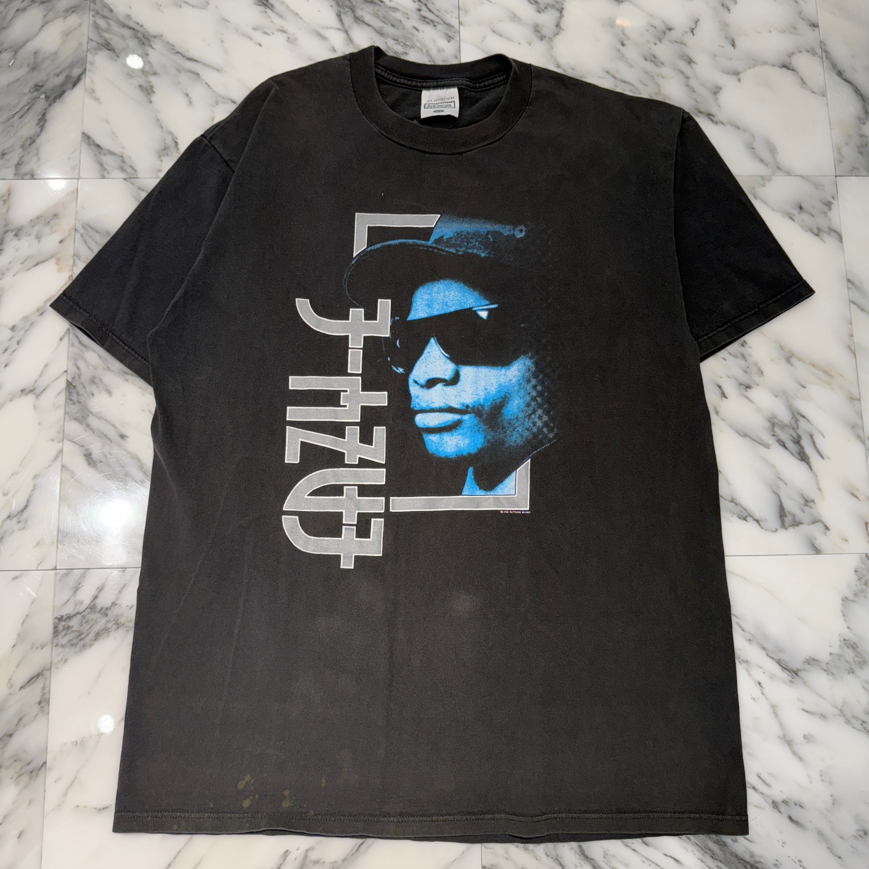 Vintage 90's Eazy-E Ruthless Records 1992 NICE MAN S/S Tee Size XL 90's イージー・イー ルースレス・レコード 1992 ナイスマン社製 Tシャツ サイズXL