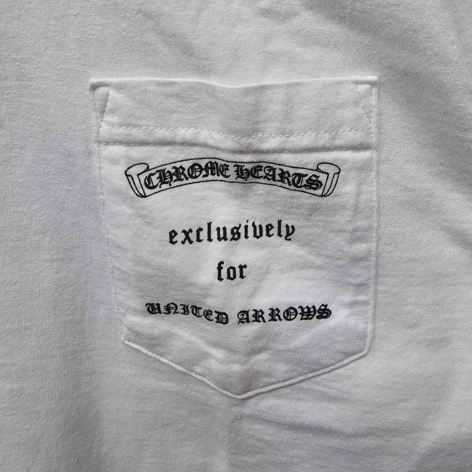 CHROME HEARTS×UNITED ARROWS Back Dagger Tee Size M