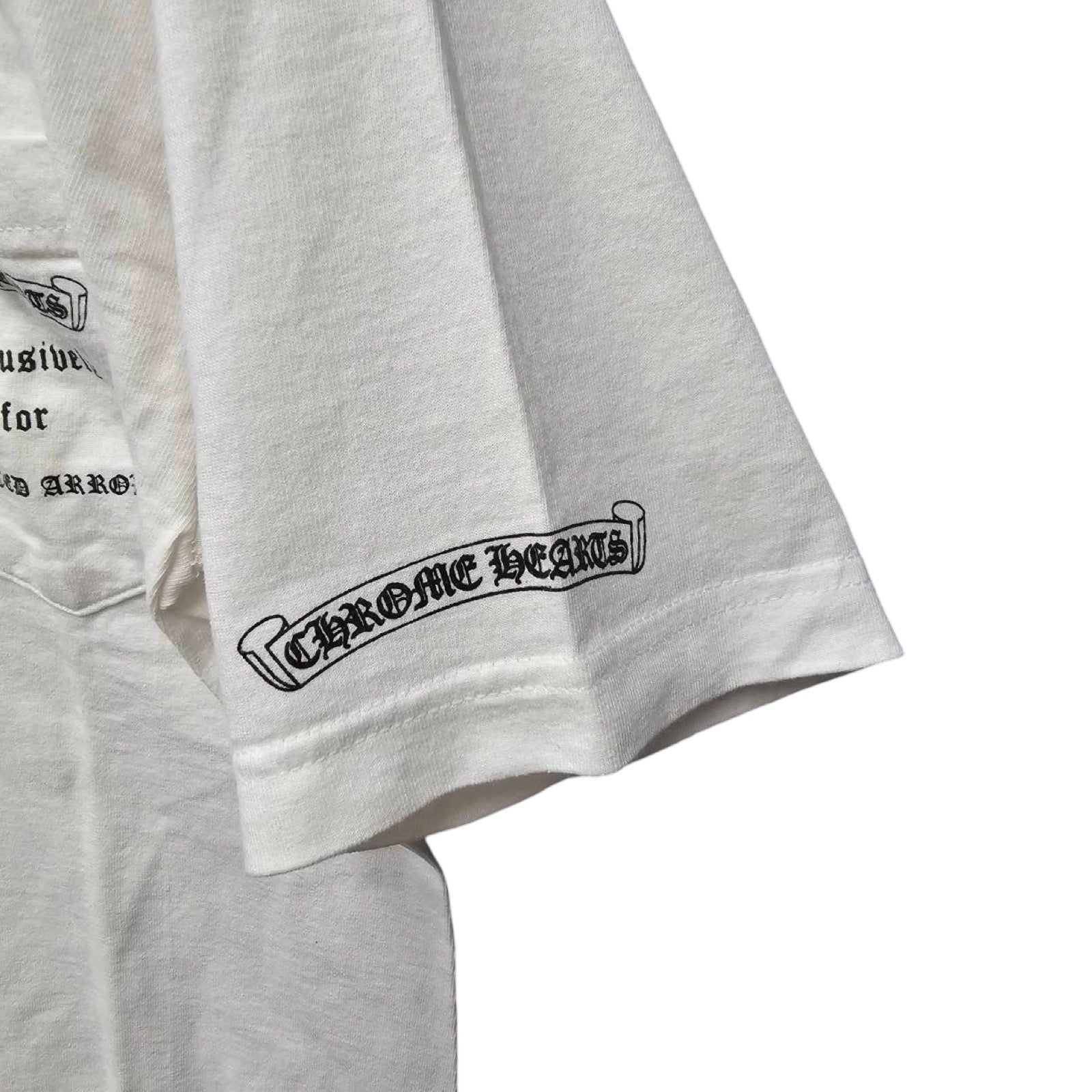 CHROME HEARTS×UNITED ARROWS Back Dagger Tee Size M