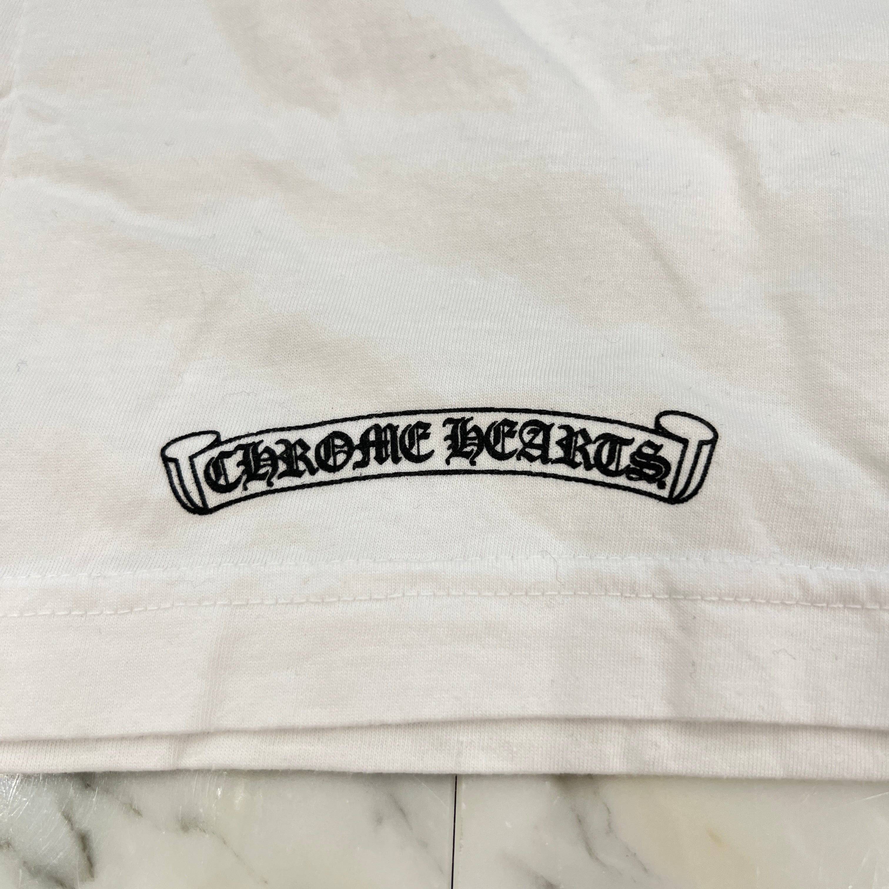 CHROME HEARTS Neck Logo Long Sleeve Tee Size M クロムハーツ ネックロゴ ロングスリーブTシャツ サイズM