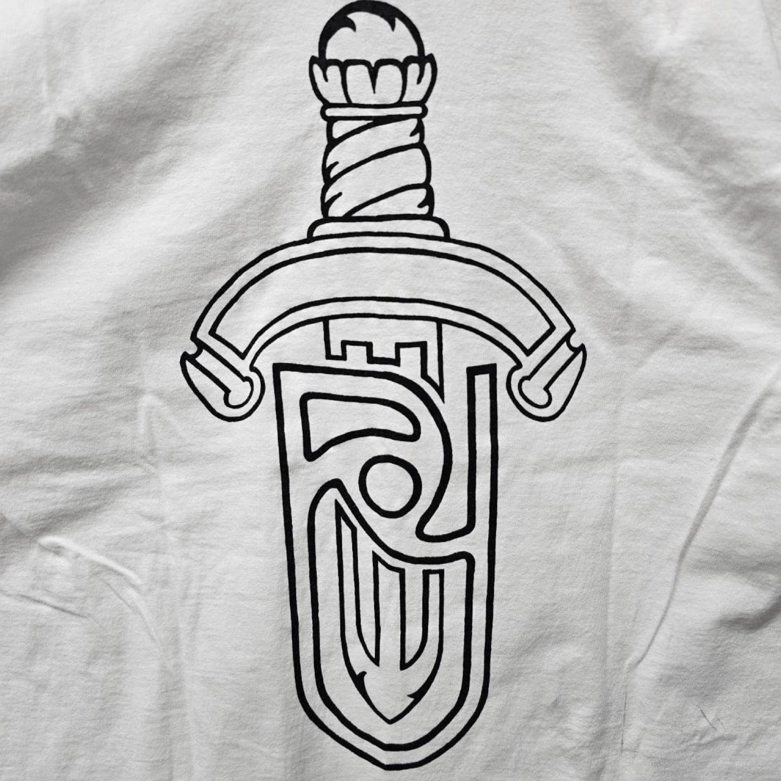 CHROME HEARTS×UNITED ARROWS Back Dagger Tee Size M