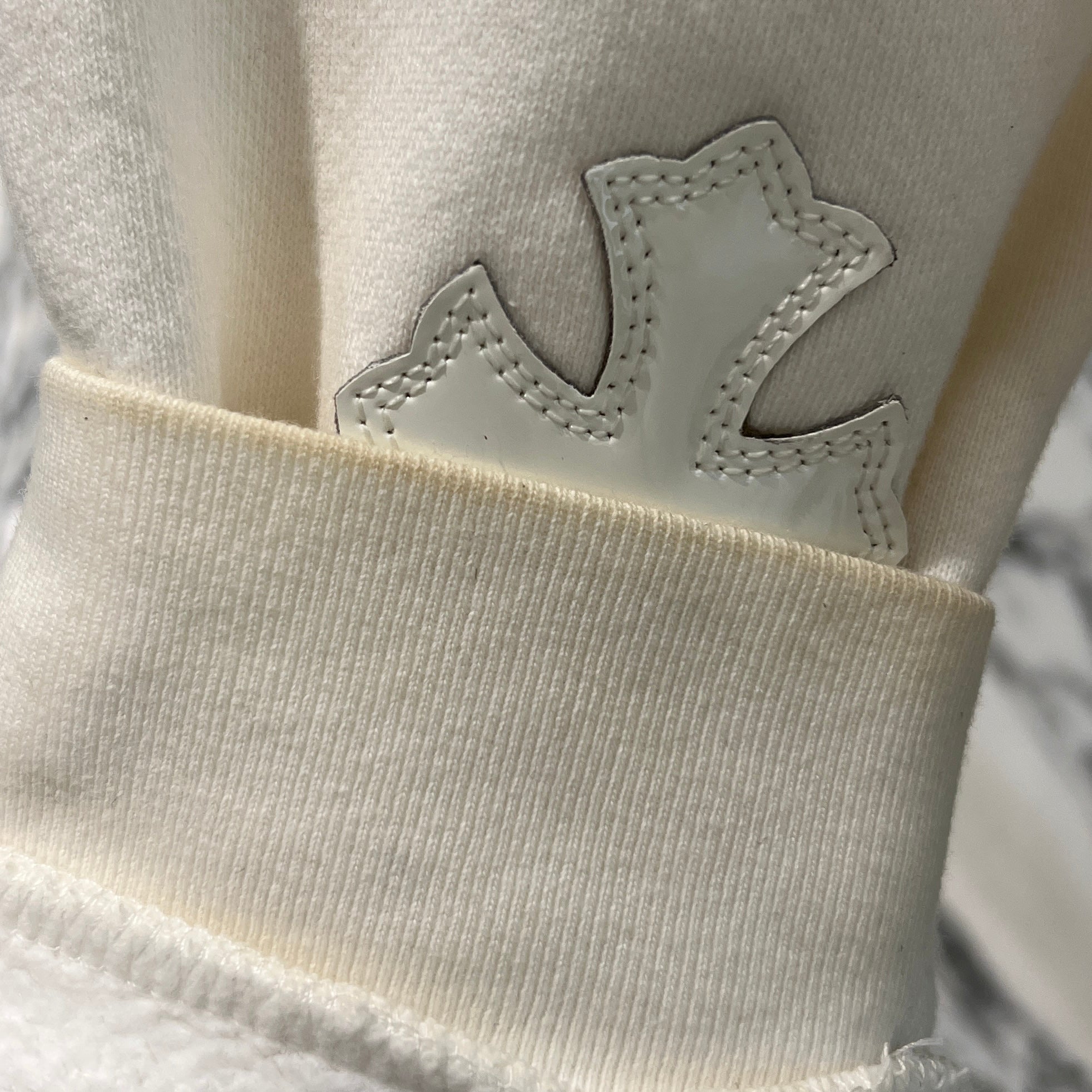 CHROME HEARTS Y NOT Multi Leather Cross Patch Sweatshirt Size XS クロムハーツ ワイノット マルチレザークロスパッチ スウェットシャツ サイズXS