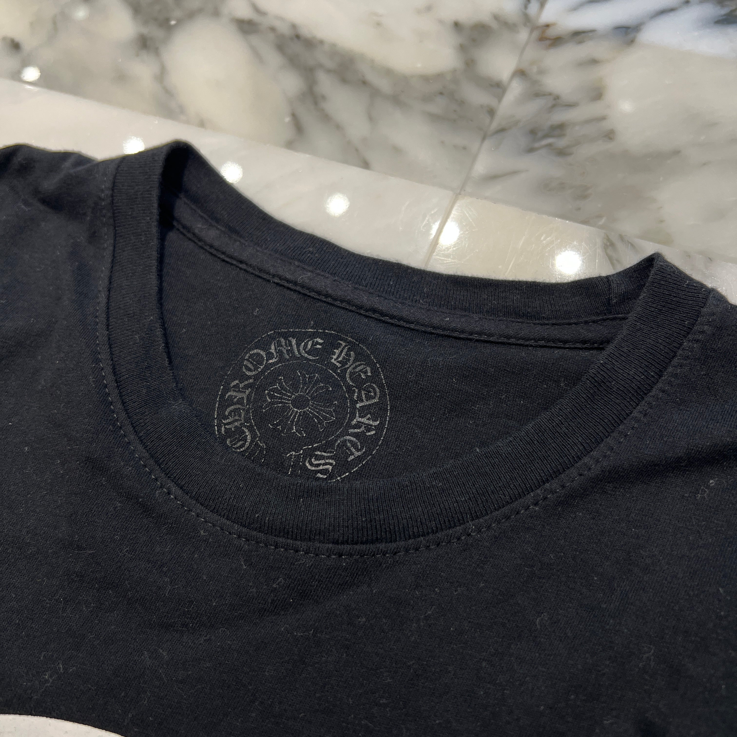 CHROME HEARTS FOTI Wing Crescent Moon Long Sleeve Tee Size S クロムハーツ フォティ ウイング クレセントムーン ロングスリーブTシャツ サイズS