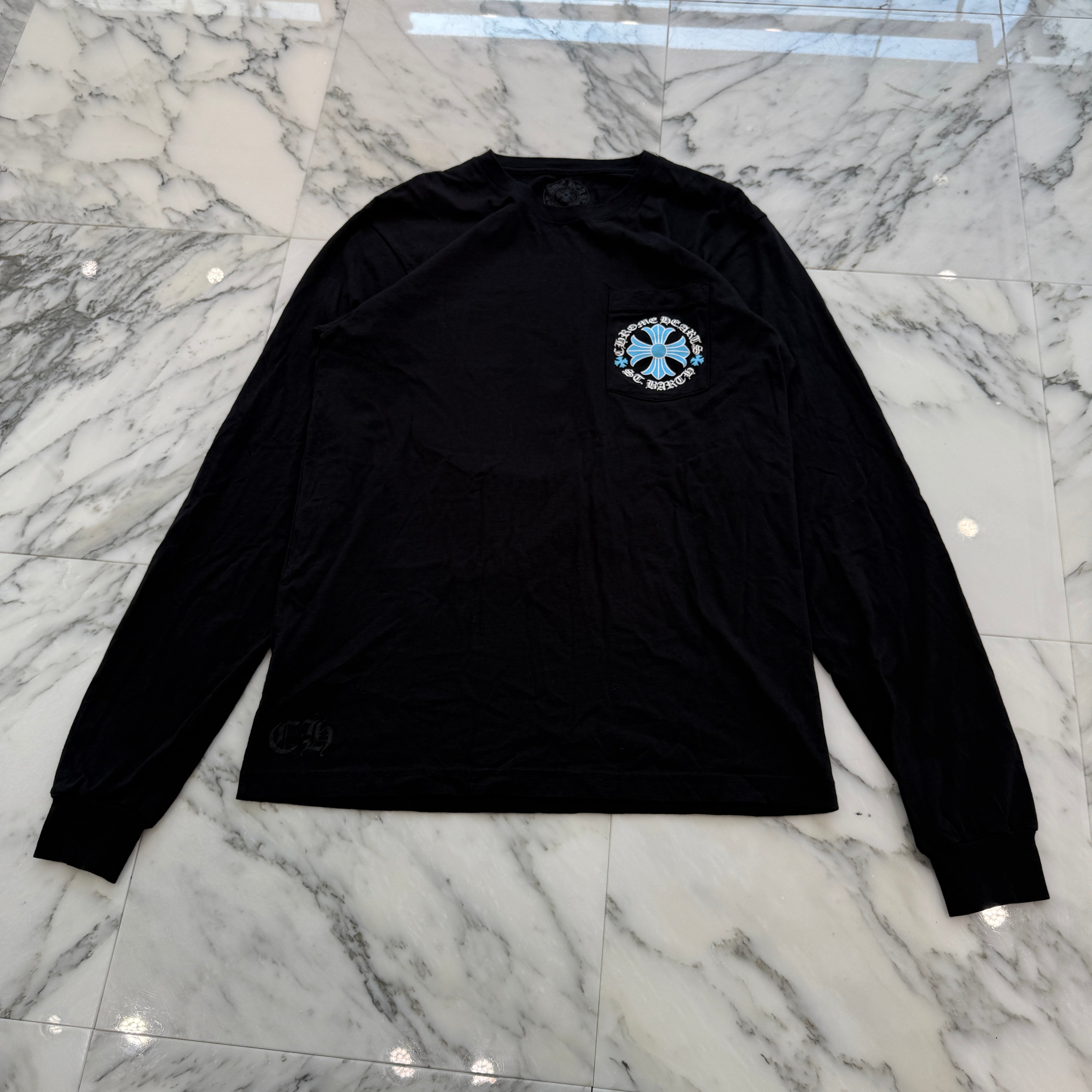 CHROME HEARTS St.Barth Limited CH Plus Long Sleeve Tee Size L クロムハーツ セントバース限定 CH プラス ロングスリーブTシャツ サイズL