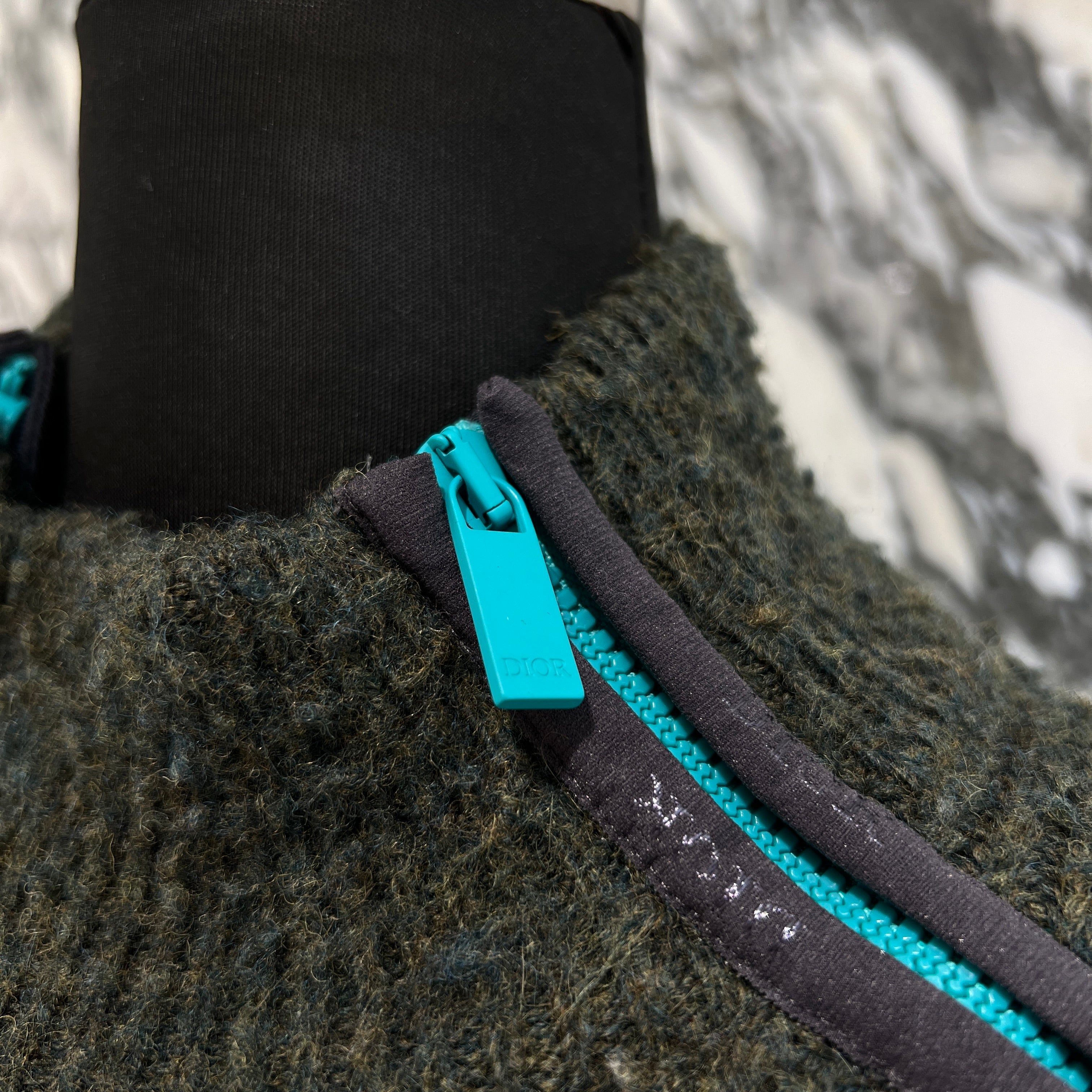 DIOR 2023SS COUTURE Casentino Wool Knit Sweater 383M640AT547 Size XL ディオール クチュール カセンティーノ ウール ニットセーター サイズXL