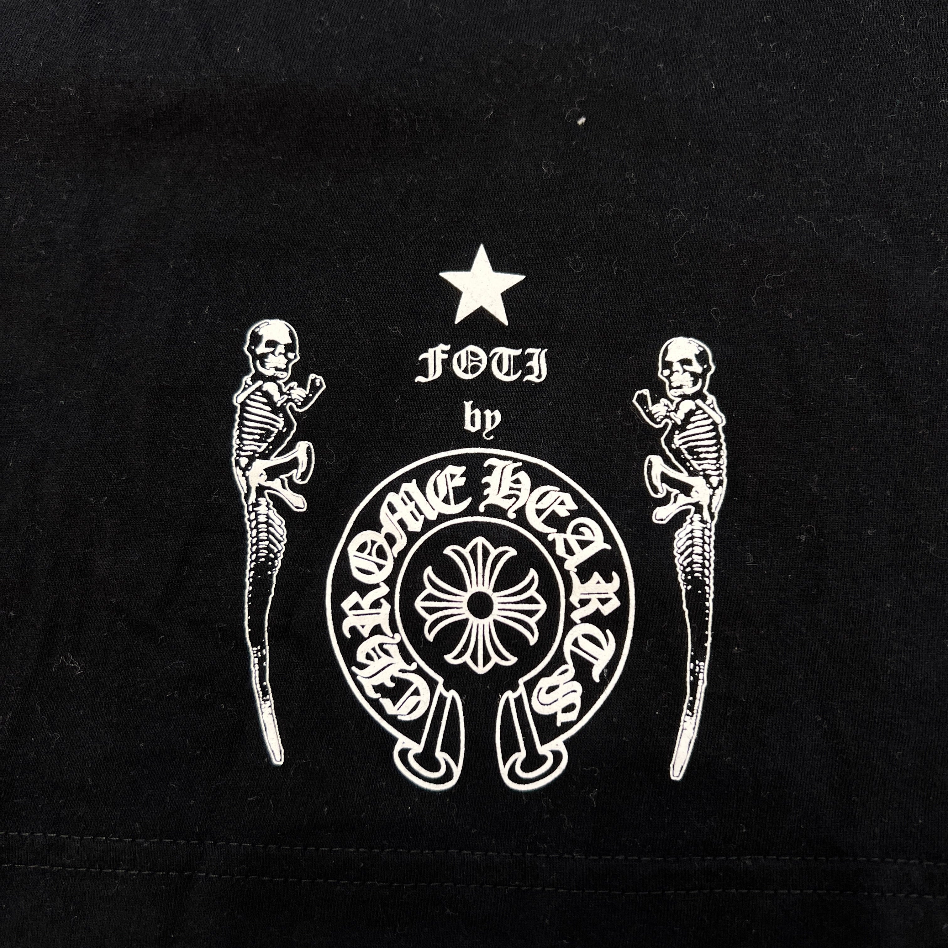 CHROME HEARTS FOTI Wing Crescent Moon Long Sleeve Tee Size S クロムハーツ フォティ ウイング クレセントムーン ロングスリーブTシャツ サイズS