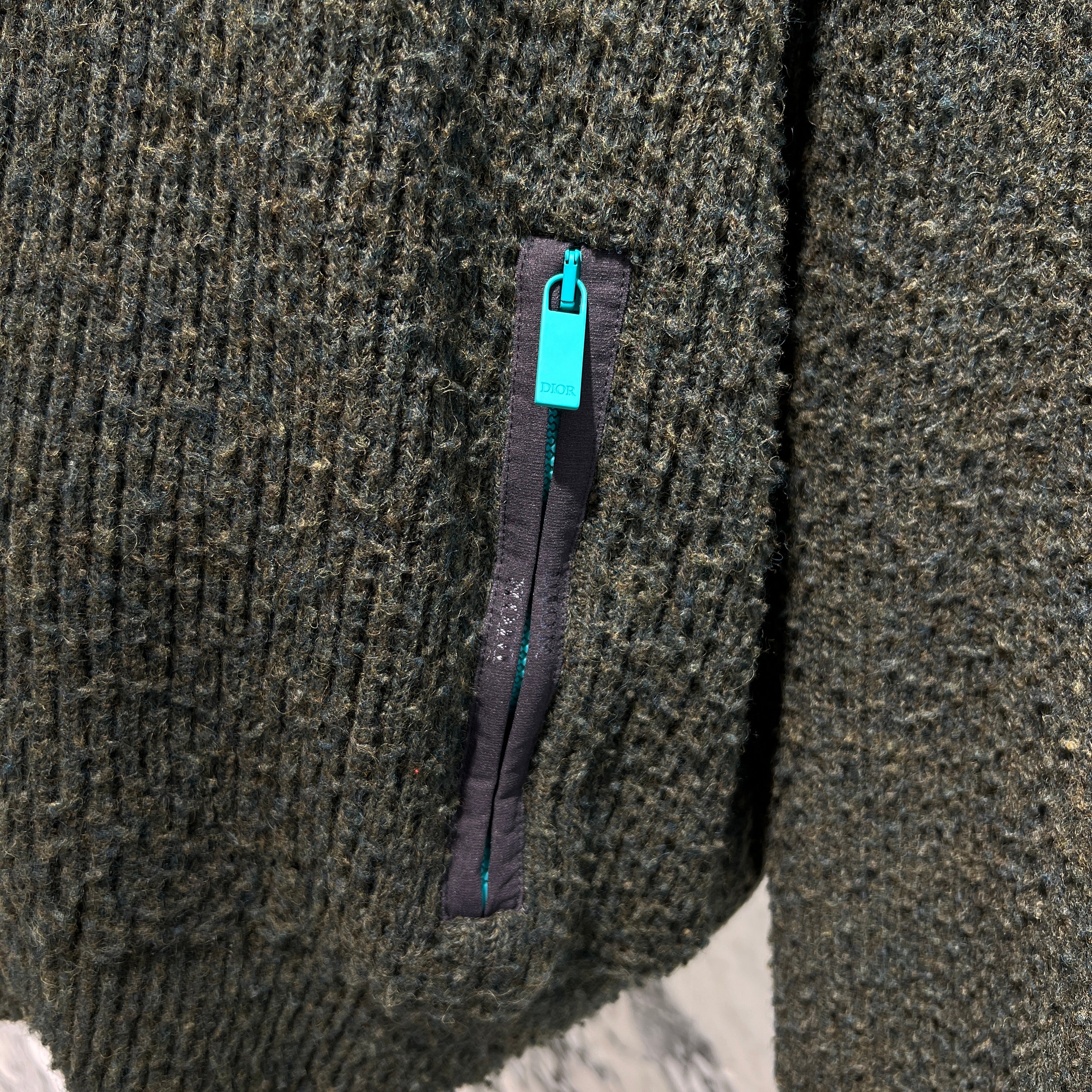 DIOR 2023SS COUTURE Casentino Wool Knit Sweater 383M640AT547 Size XL ディオール クチュール カセンティーノ ウール ニットセーター サイズXL