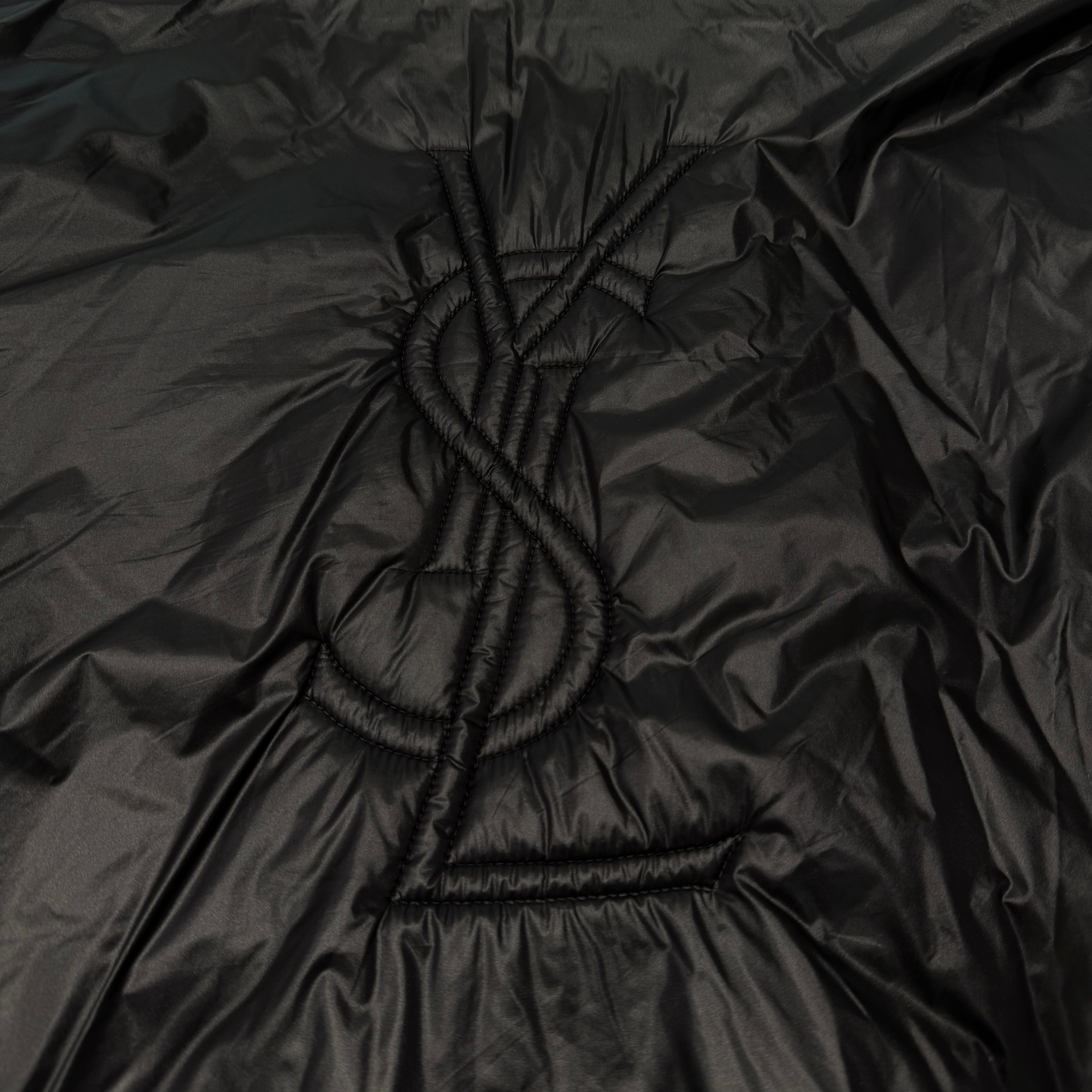 SAINT LAURENT PARIS 2023AW Cassandre Anorak Nylon Zip-Up Hoodie 758264 Y5F65 Size 50 サンローランパリ カサンドラ アノラック ナイロン ジップアップフーディ サイズ50