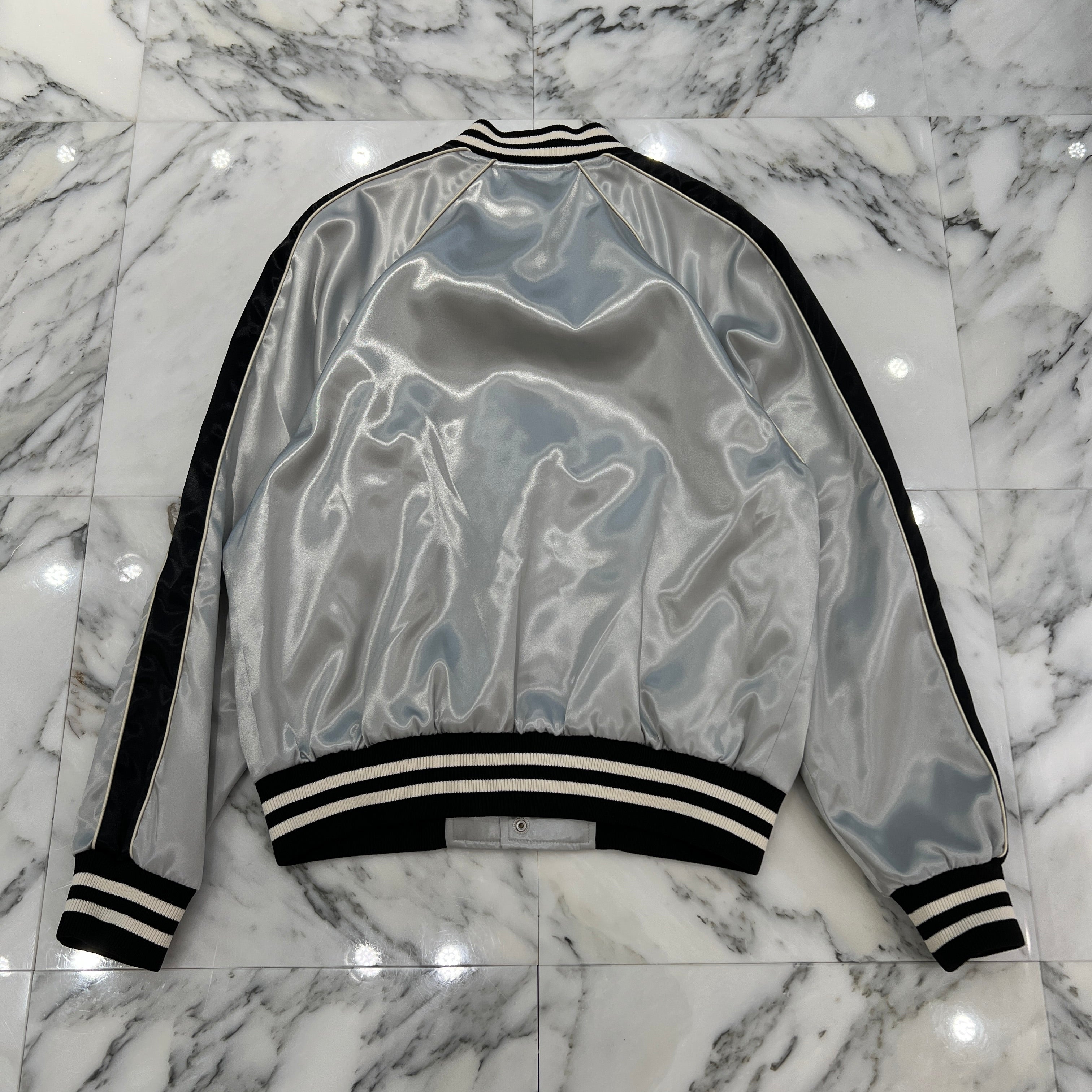 CELINE 2024SS Loose Teddy Jacket /Satin Finish Nylon 2W42B048S.08GC Size 50 セリーヌ ルーズテディジャケット / サテン仕上げ ナイロン サイズ50