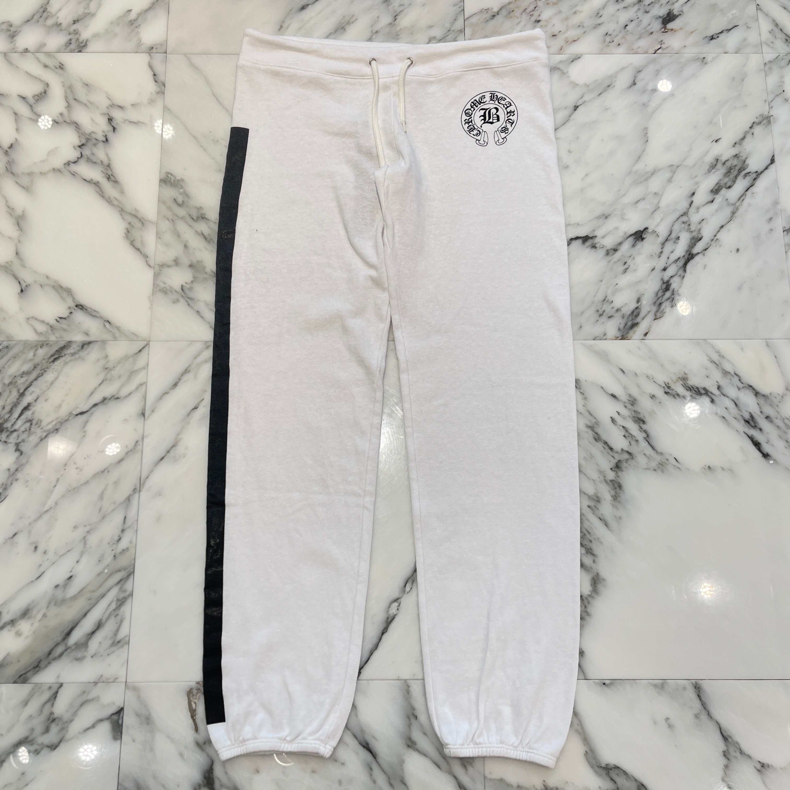 CHROME HEARTS × Bella Hadid Bella Horseshoe Side Line Sweat Pants Size S クロムハーツ × ベラ・ハディッド ベラホースシュー サイドライン スウェットパンツ サイズS