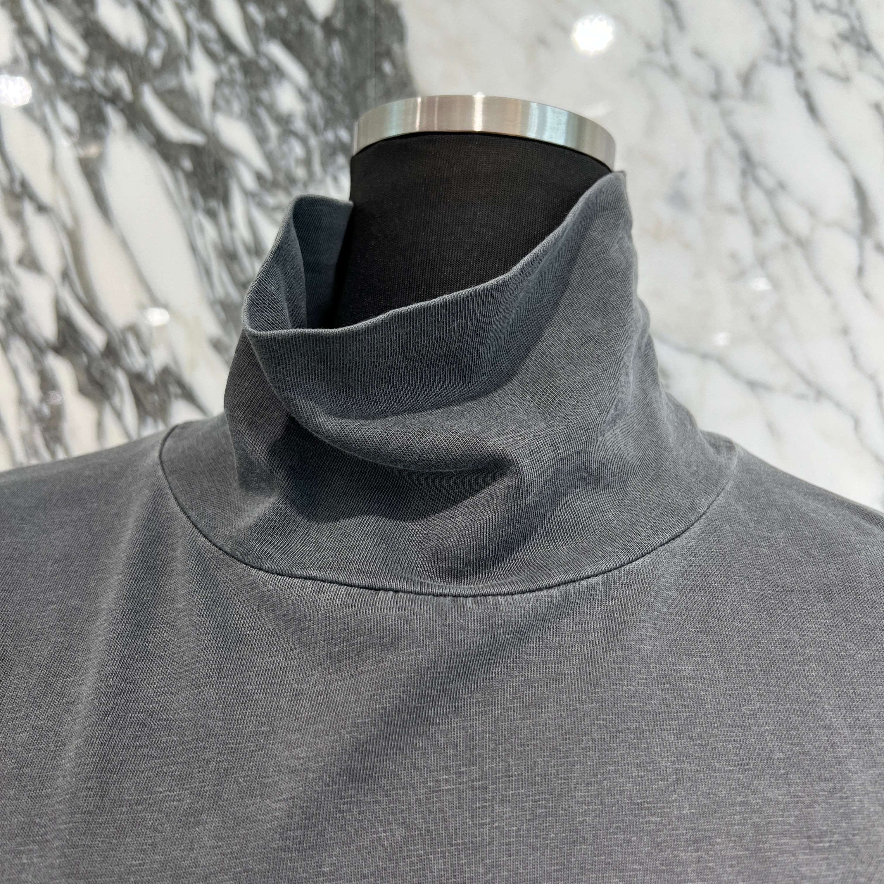 BALENCIAGA 2017SS Vintage HOMME Embroidery High Neck Long Sleeve