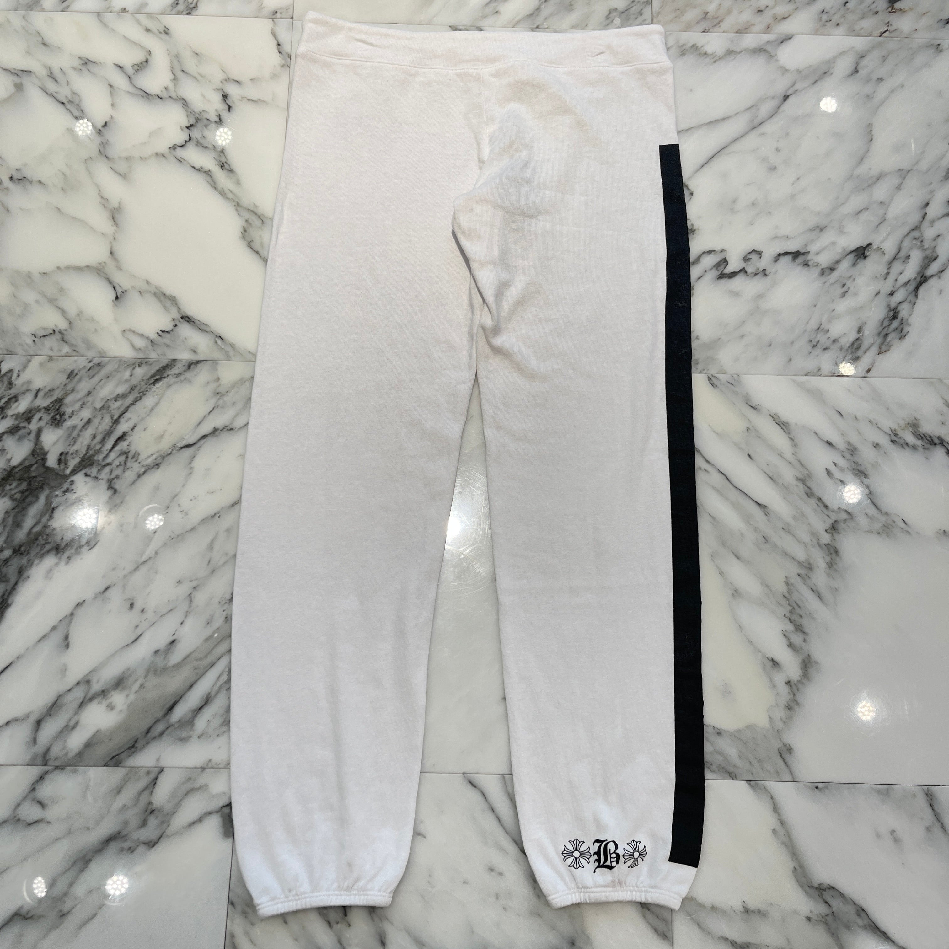 CHROME HEARTS × Bella Hadid Bella Horseshoe Side Line Sweat Pants Size S クロムハーツ × ベラ・ハディッド ベラホースシュー サイドライン スウェットパンツ サイズS