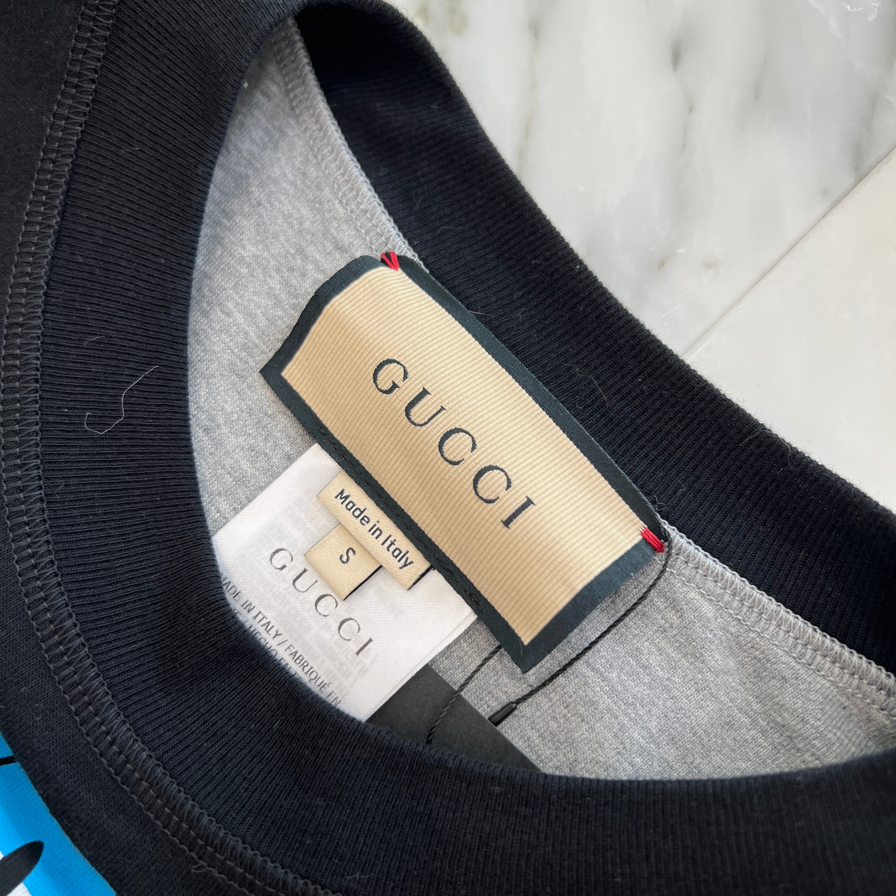 GUCCI 2025SS Reversible Cotton Jersey Tee 785221 XJGII Size S グッチ リバーシブル コットン ジャージー Tシャツ サイズS