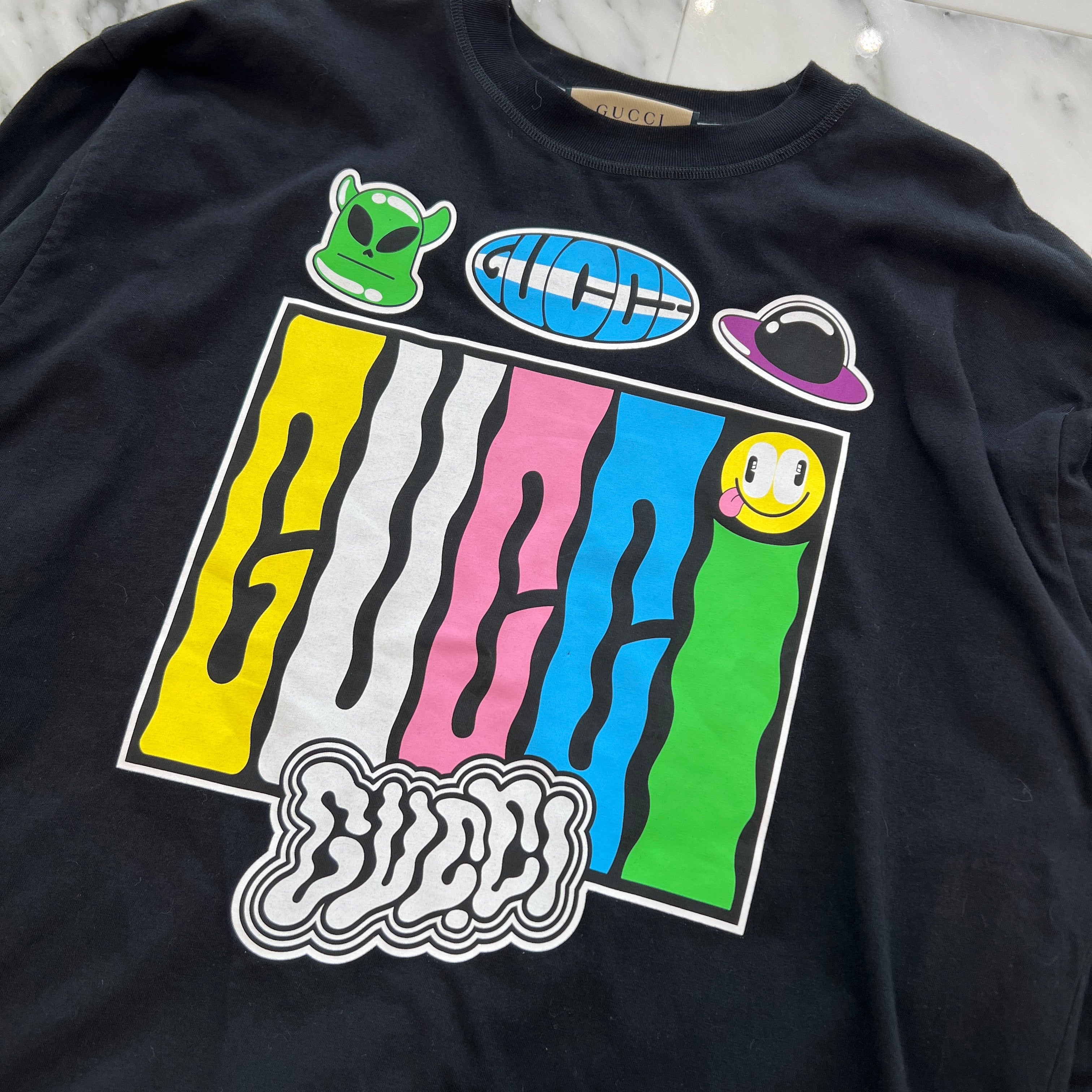 GUCCI 2025SS Reversible Cotton Jersey Tee 785221 XJGII Size S グッチ リバーシブル コットン ジャージー Tシャツ サイズS