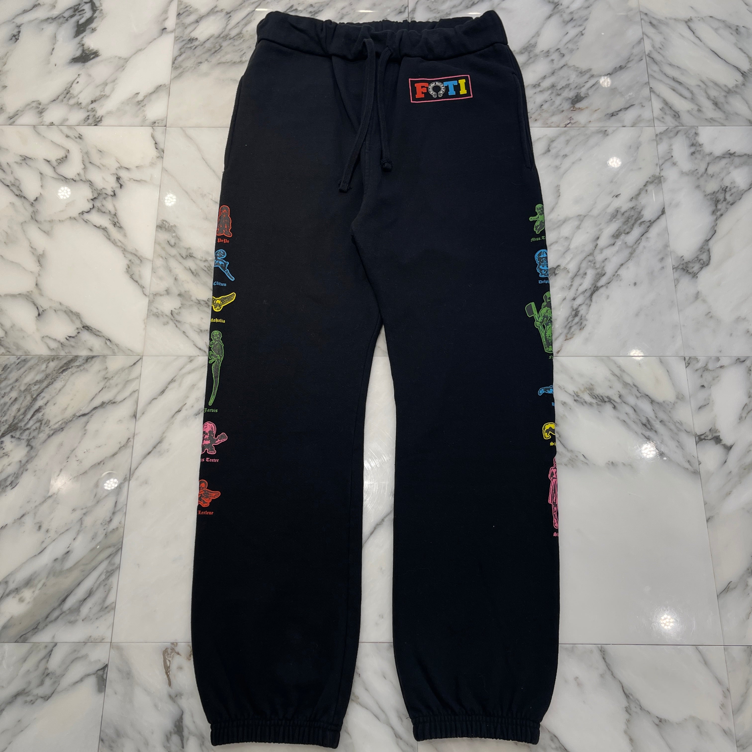 CHROME HEARTS FOTI Rainbow Family Sweat Long Pants Size L クロムハーツ フォティ レインボー ファミリー スウェットロングパンツ サイズL