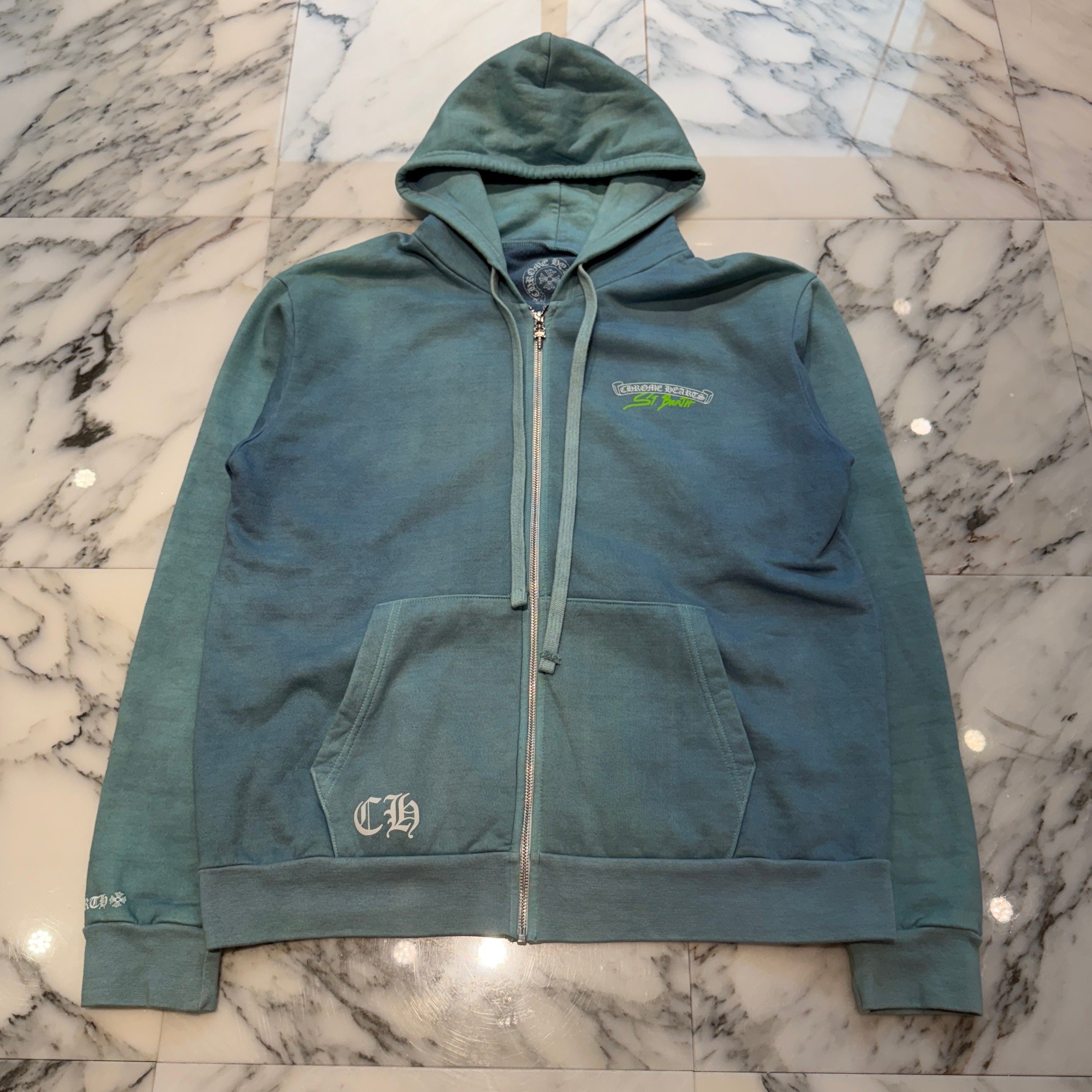 CHROME HEARTS St.Barth Limited Horseshoe Zip Up Hoodie Size M クロムハーツ セントバース限定 ホースシュー ジップアップフーディ サイズM