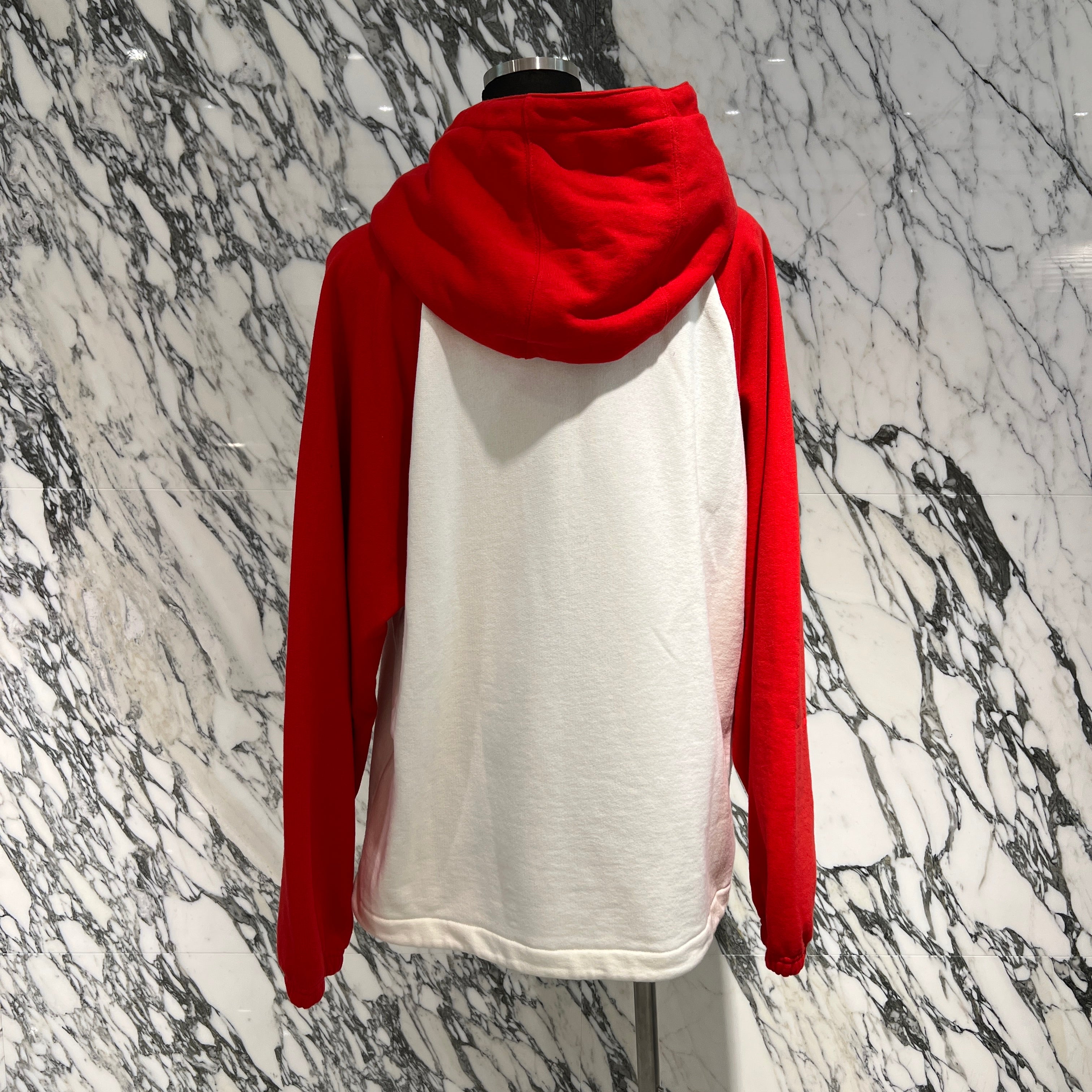 GUCCI 2024SS Strawberry Embroidery Jersey Hooded Sweat Shirt