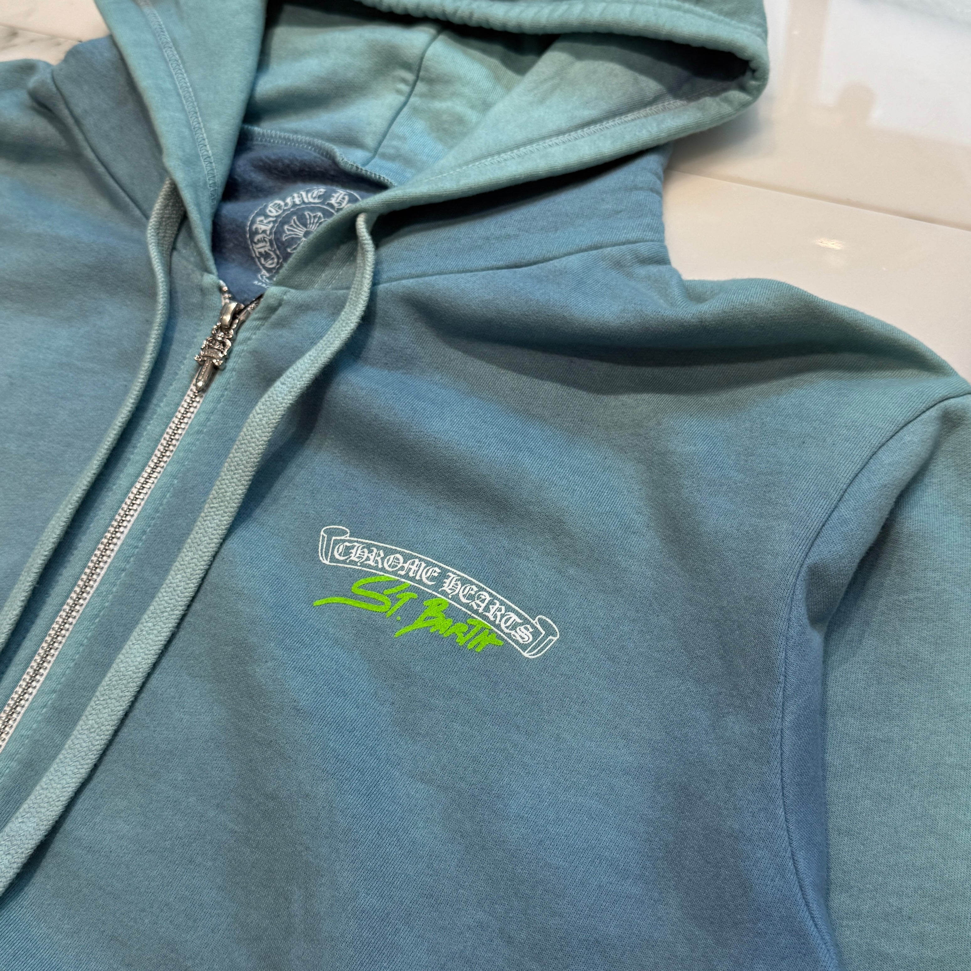 CHROME HEARTS St.Barth Limited Horseshoe Zip Up Hoodie Size M クロムハーツ セントバース限定 ホースシュー ジップアップフーディ サイズM