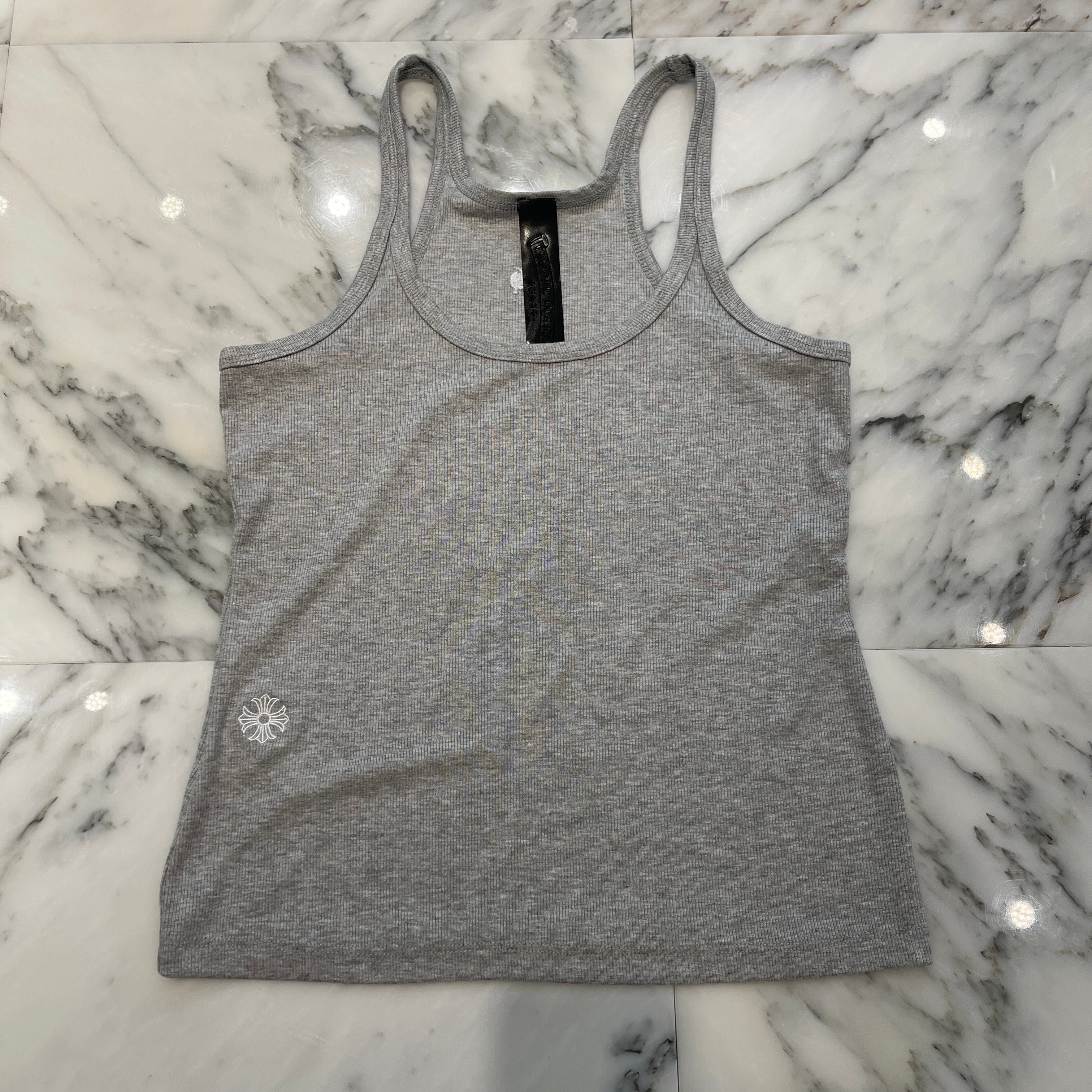 CHROME HEARTS Y NOT CH Logo Embroidery Camisole Size M クロムハーツ ワイノット CHロゴ刺繍 キャミソール サイズM