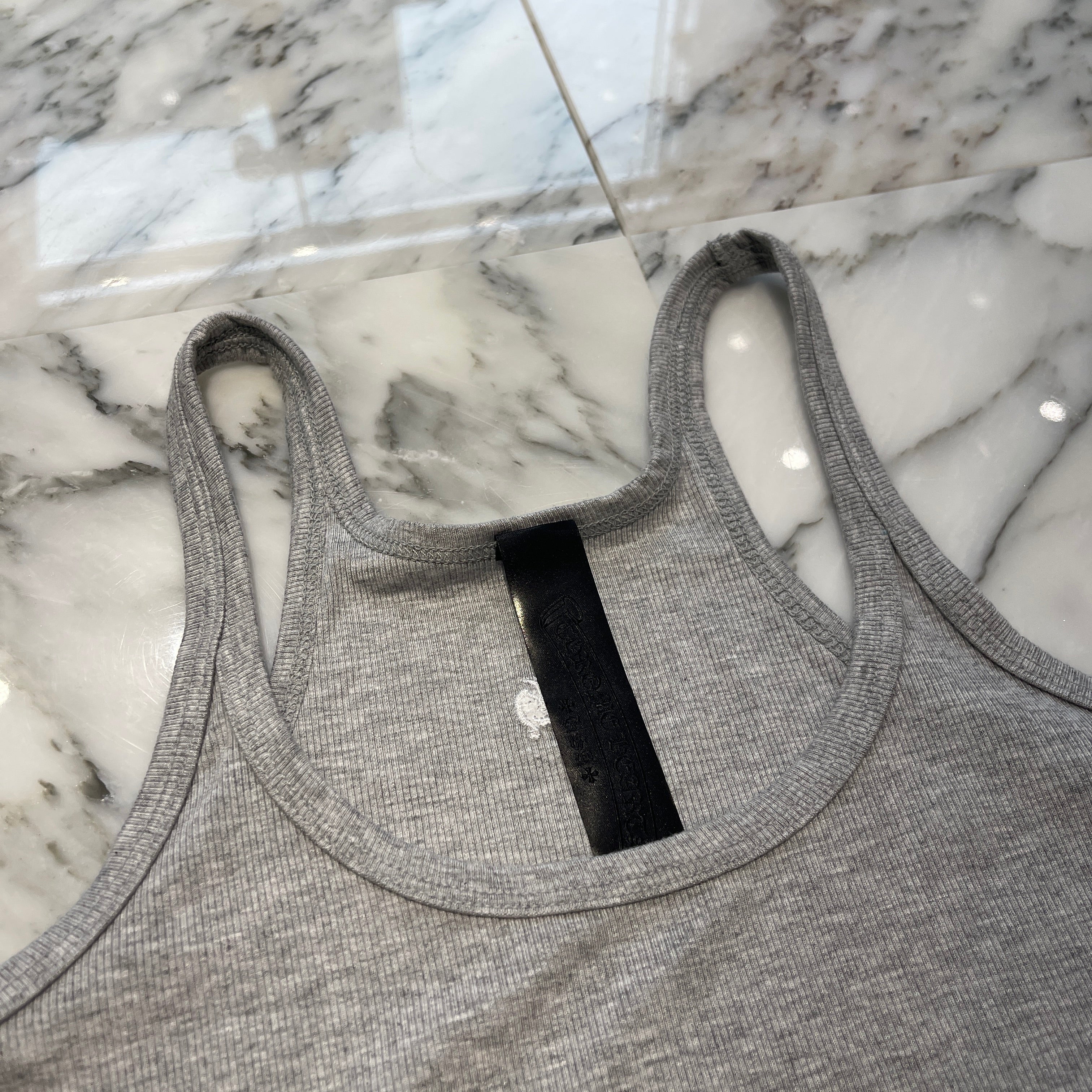 CHROME HEARTS Y NOT CH Logo Embroidery Camisole Size S クロムハーツ ワイノット CHロゴ刺繍 キャミソール サイズS