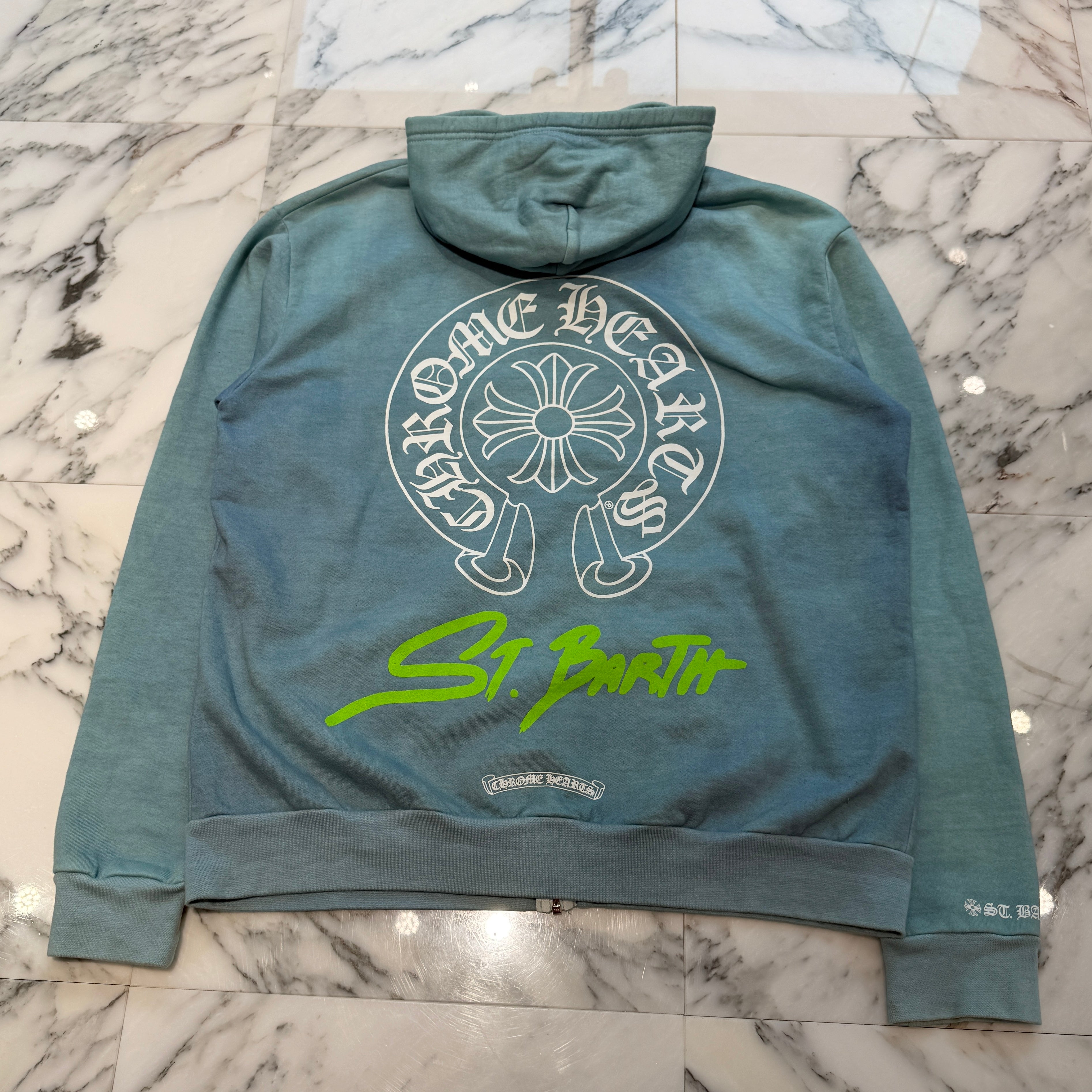 CHROME HEARTS St.Barth Limited Horseshoe Zip Up Hoodie Size M クロムハーツ セントバース限定 ホースシュー ジップアップフーディ サイズM