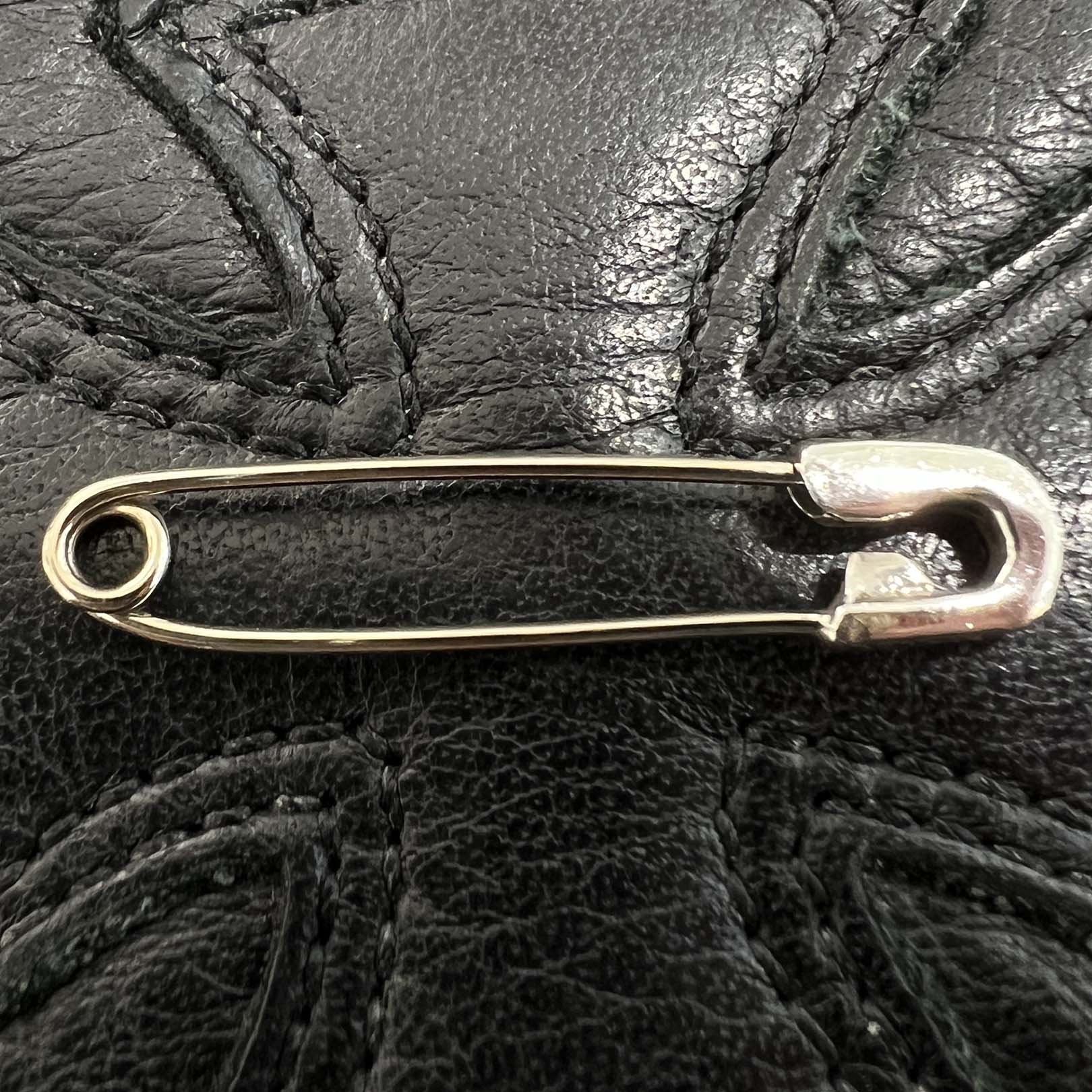 CHROME HEARTS Safety Pin Diamond Pendant Top クロムハーツ セーフティーピン ダイヤモンド ペンダントトップ シルバー925