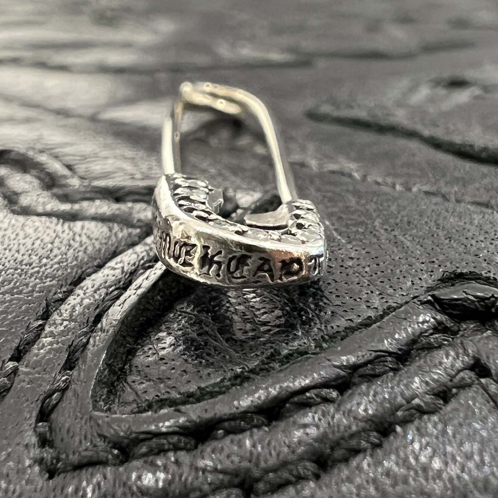 CHROME HEARTS Safety Pin Diamond Pendant Top クロムハーツ セーフティーピン ダイヤモンド ペンダントトップ シルバー925