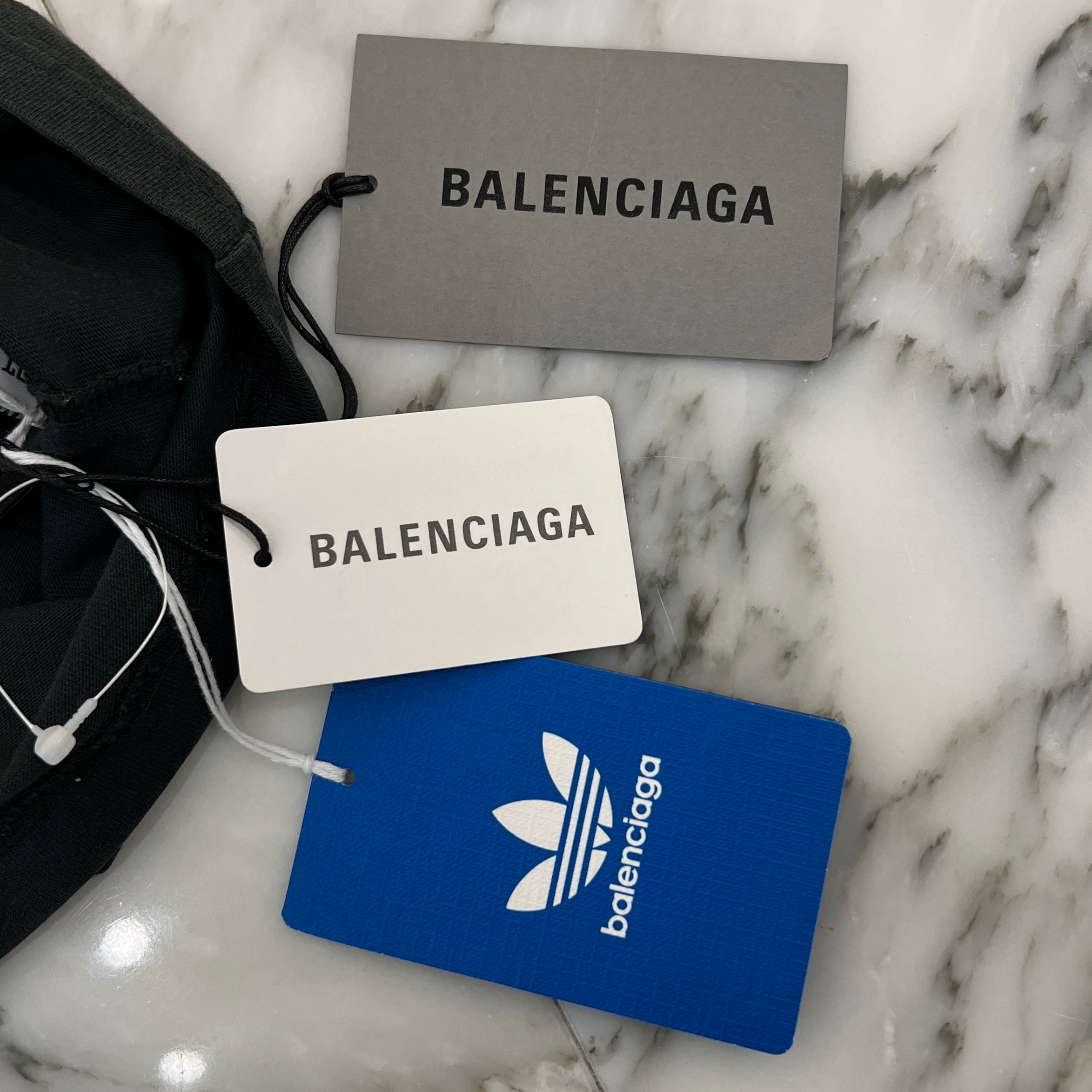 BALENCIAGA × adidas 2023SS Trefoil Logo Embroidery Kids Tee 731833 TNVT3 Size 10 バレンシアガ × アディダス トレフォイル ロゴ刺繡 キッズ Tシャツ サイズ10