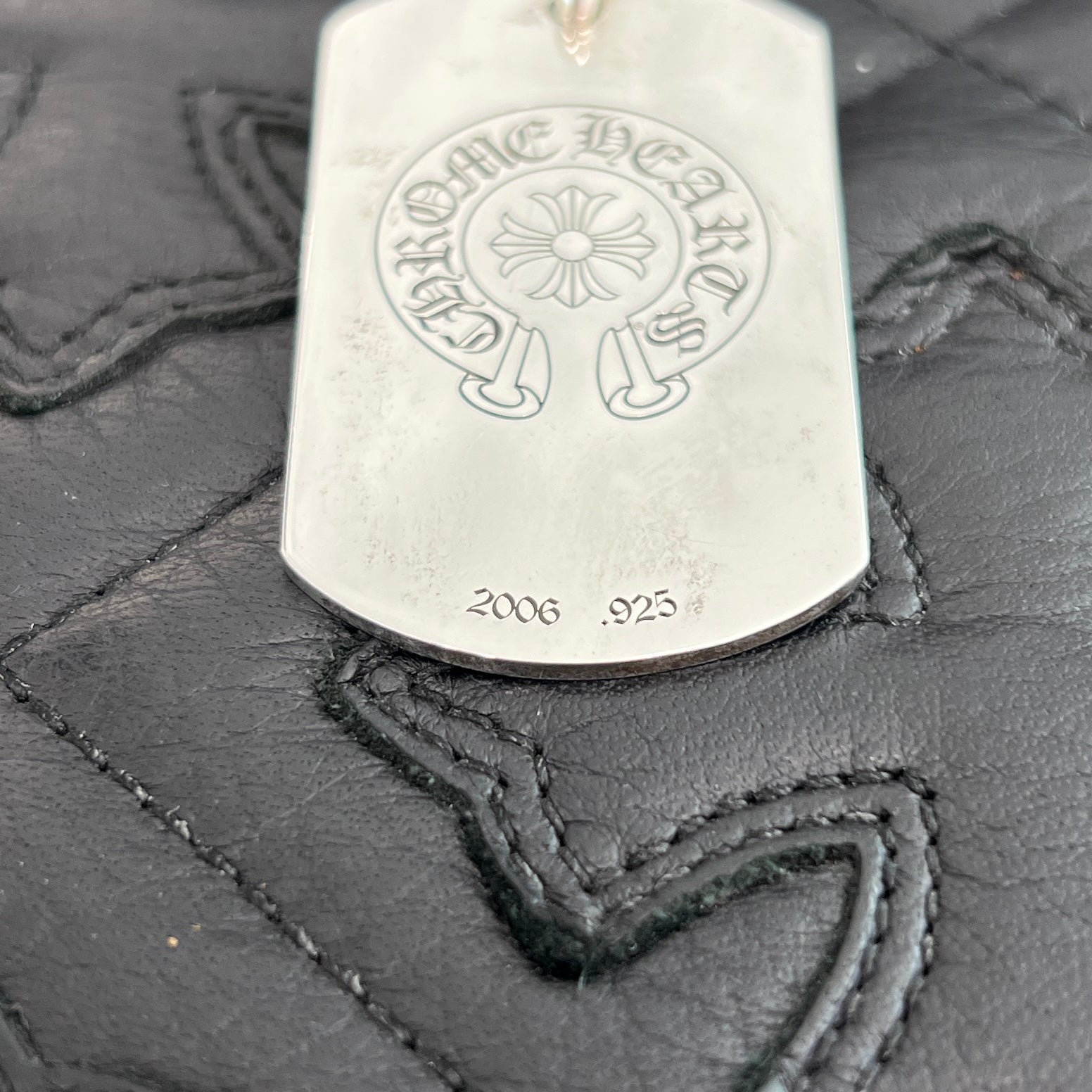 CHROME HEARTS Honolulu Limited CH Dog Tag Pendent クロムハーツ ホノルル限定 CH ドッグタグ