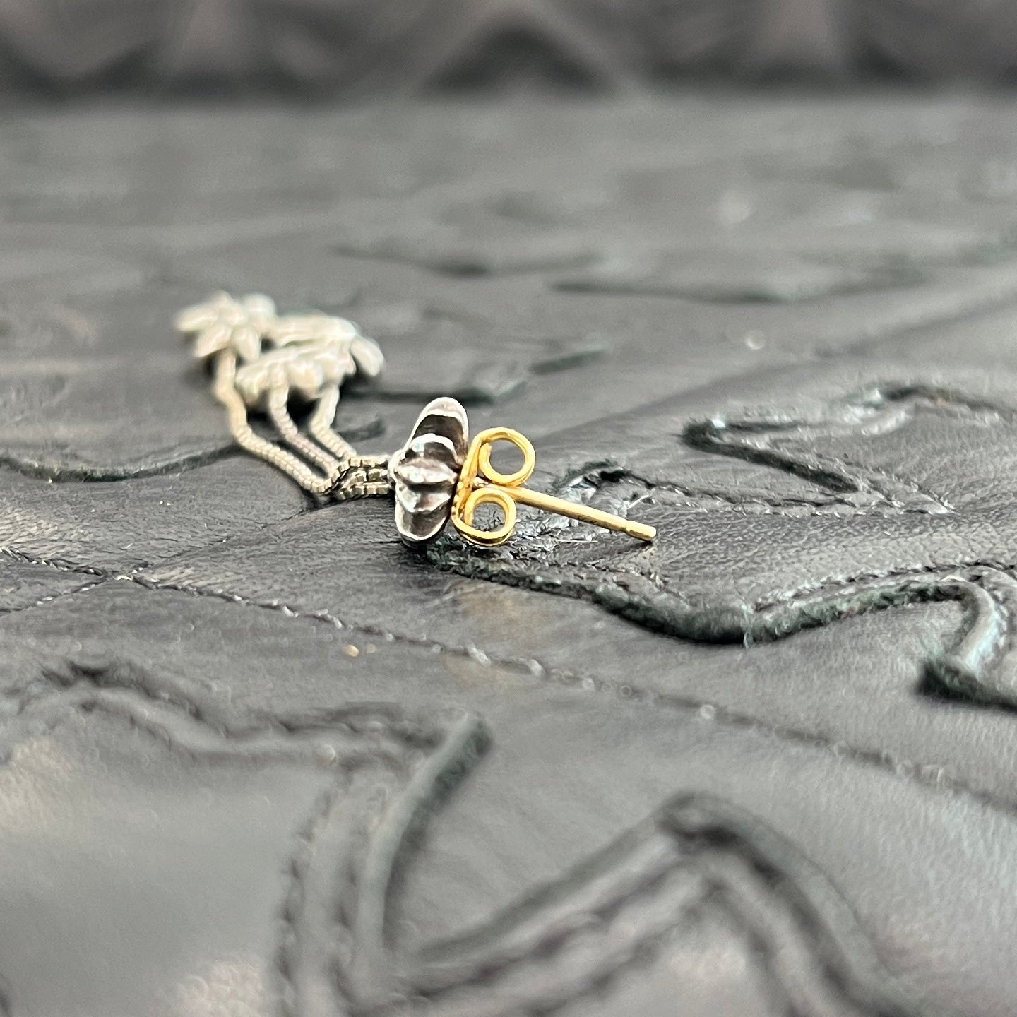 CHROME HEARTS 3 Chain Motifs JOJO EARRING クロムハーツ 3チェーンモチーフ ジョジョイヤリング