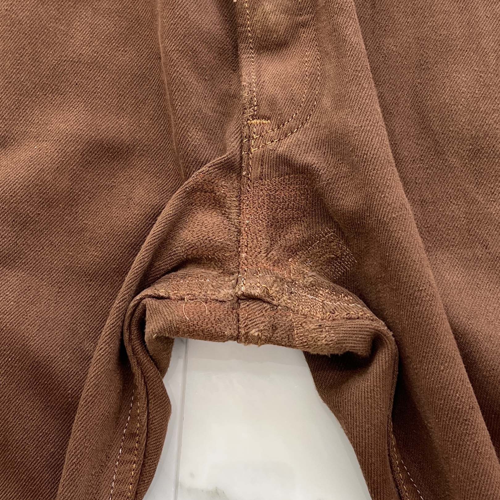 CHROME HEARTS Multi Leather Cross Patch Cross Ball Button Denim Pants Size 38 クロムハーツ マルチレザークロスパッチ クロスボールボタン デニムパンツ サイズ38