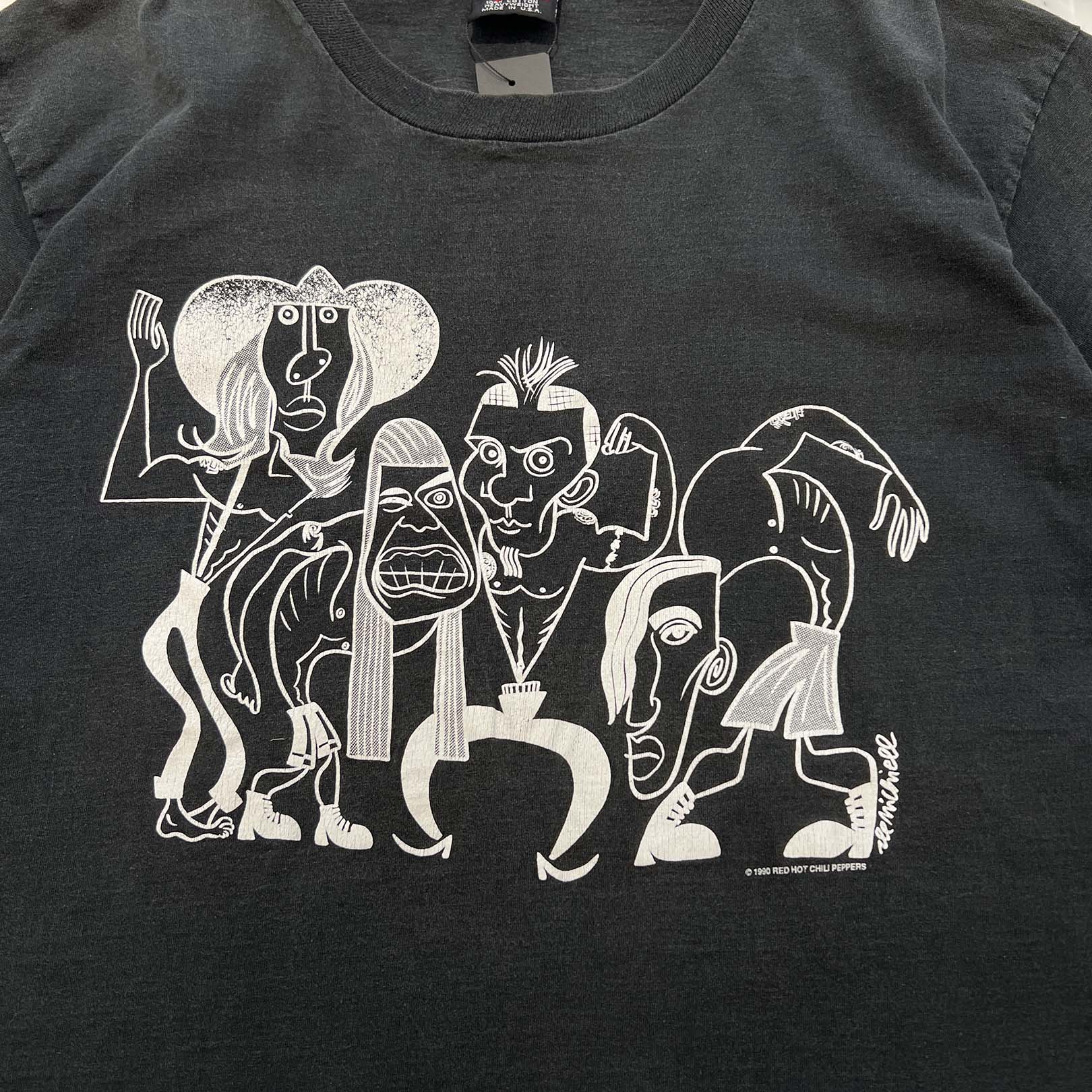 Vintage 90's Red Hot Chili Peppers "Picasso's Giant" 1990 giant Tee Size XL ヴィンテージ 90's レッドホットチリペッパーズ ”ピカソの巨人” 1990 ジャイアント社製 Tシャツ サイズXL