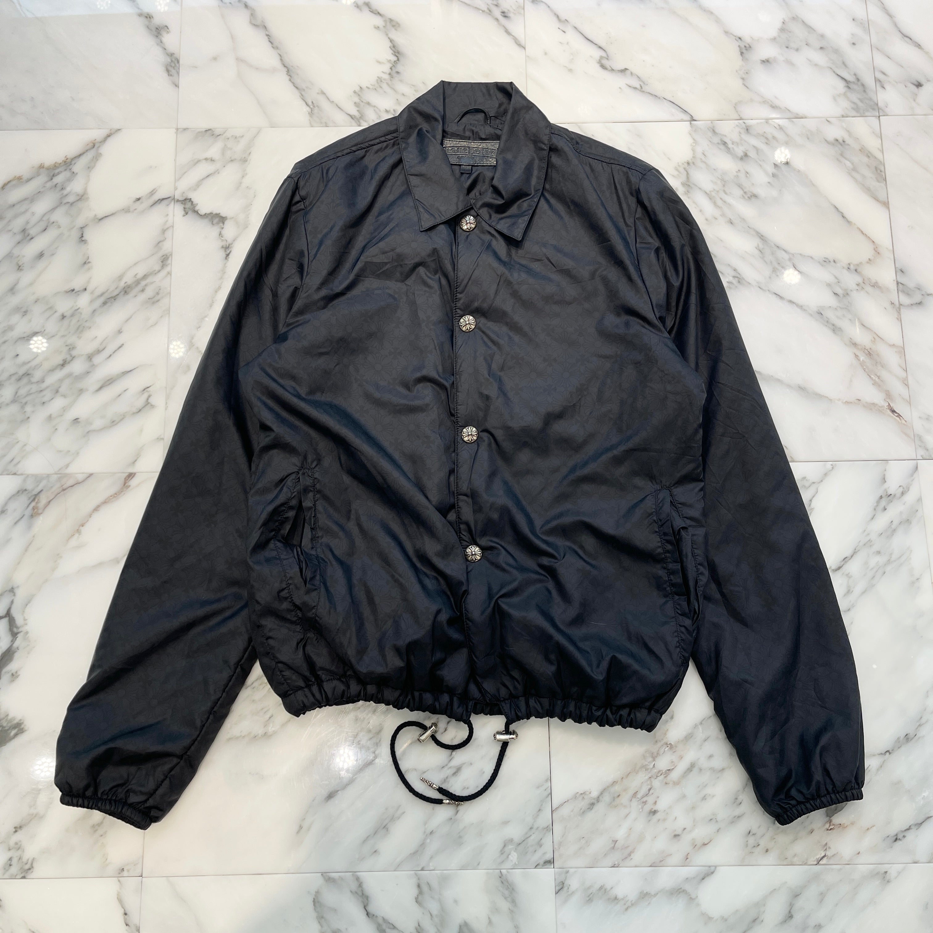 CHROME HEARTS RIGGINS CH Plus Nylon Coach Jacket Size M クロムハーツ リギンズ CHプラス ナイロン コーチジャケット サイズM