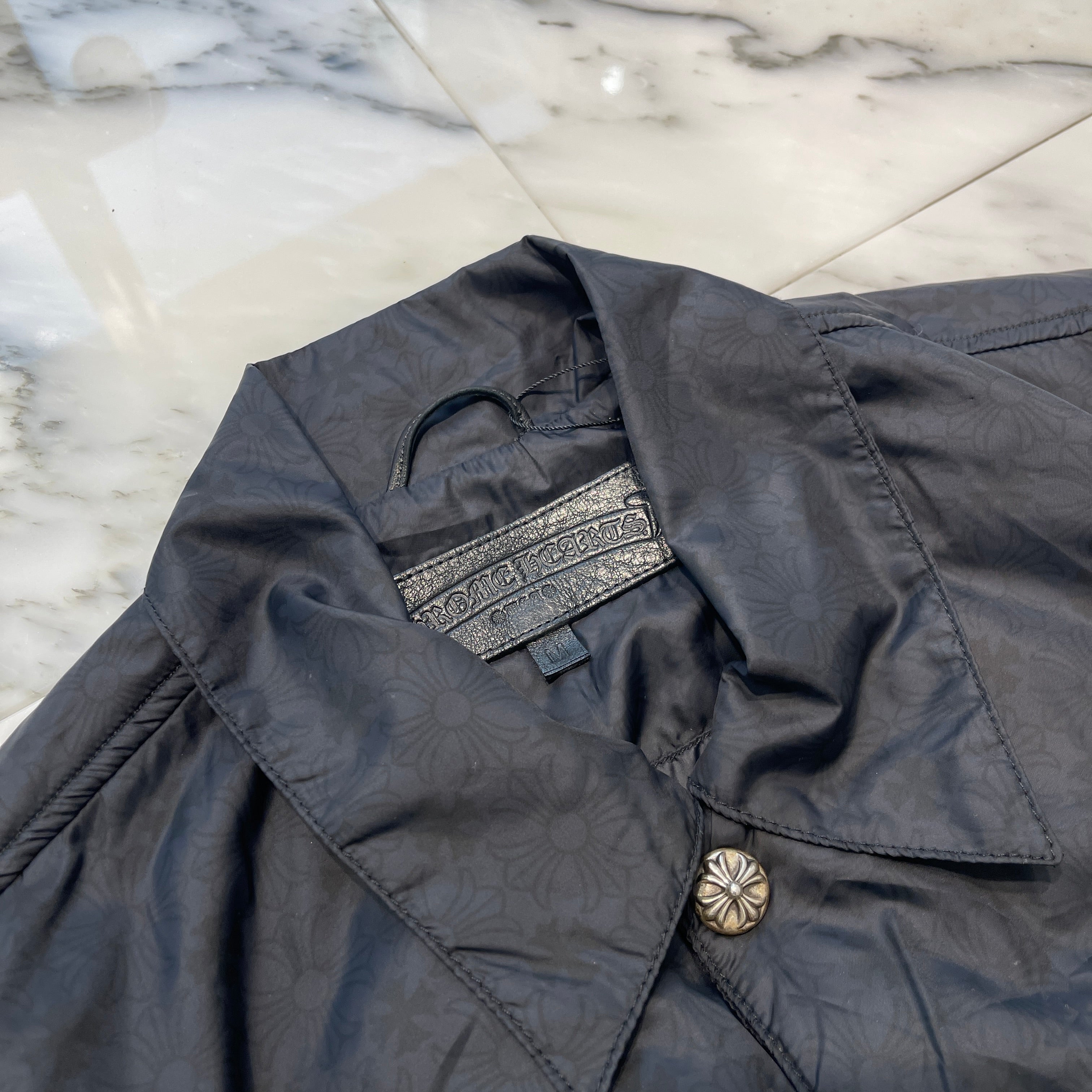 CHROME HEARTS RIGGINS CH Plus Nylon Coach Jacket Size M クロム