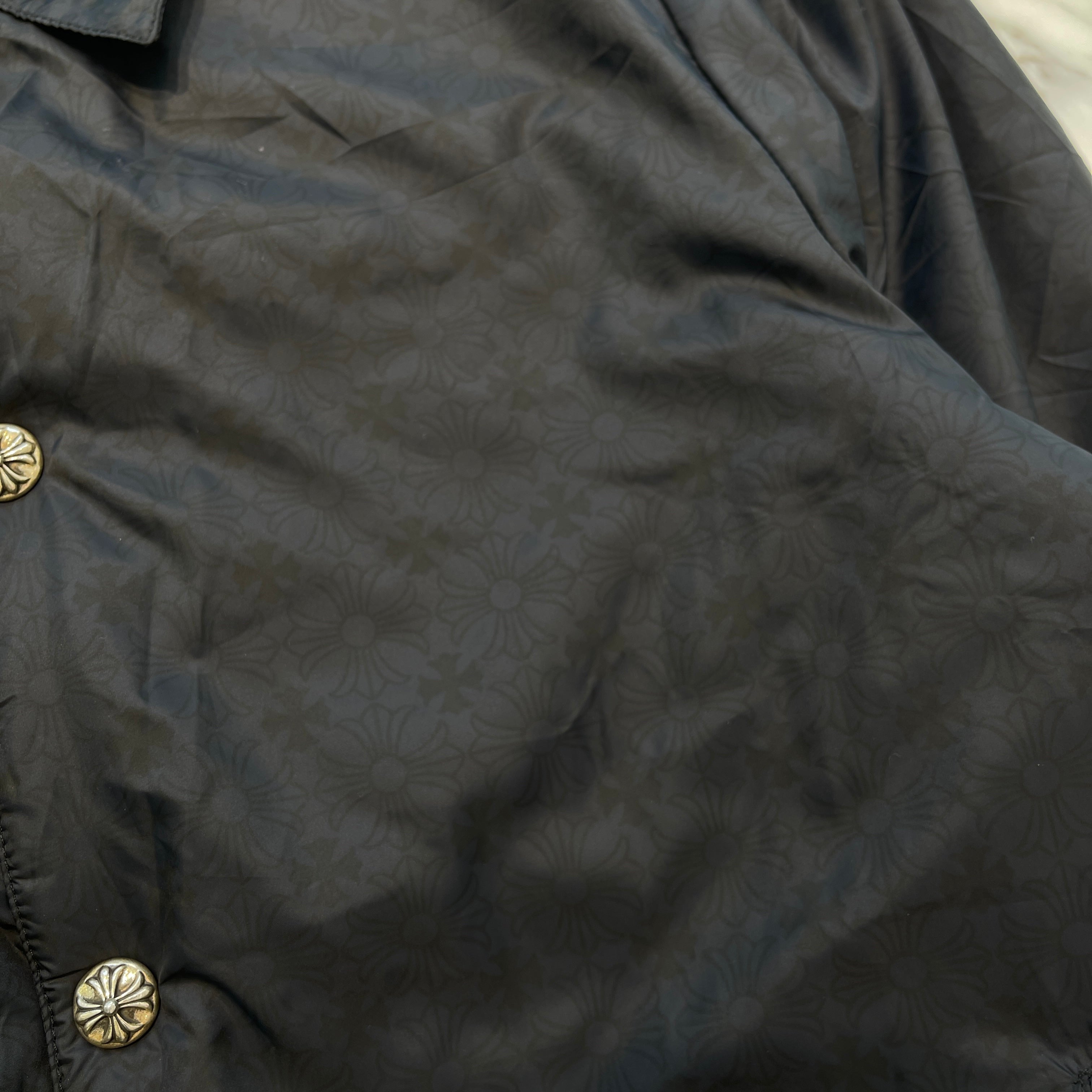 CHROME HEARTS RIGGINS CH Plus Nylon Coach Jacket Size M クロムハーツ リギンズ CHプラス ナイロン コーチジャケット サイズM