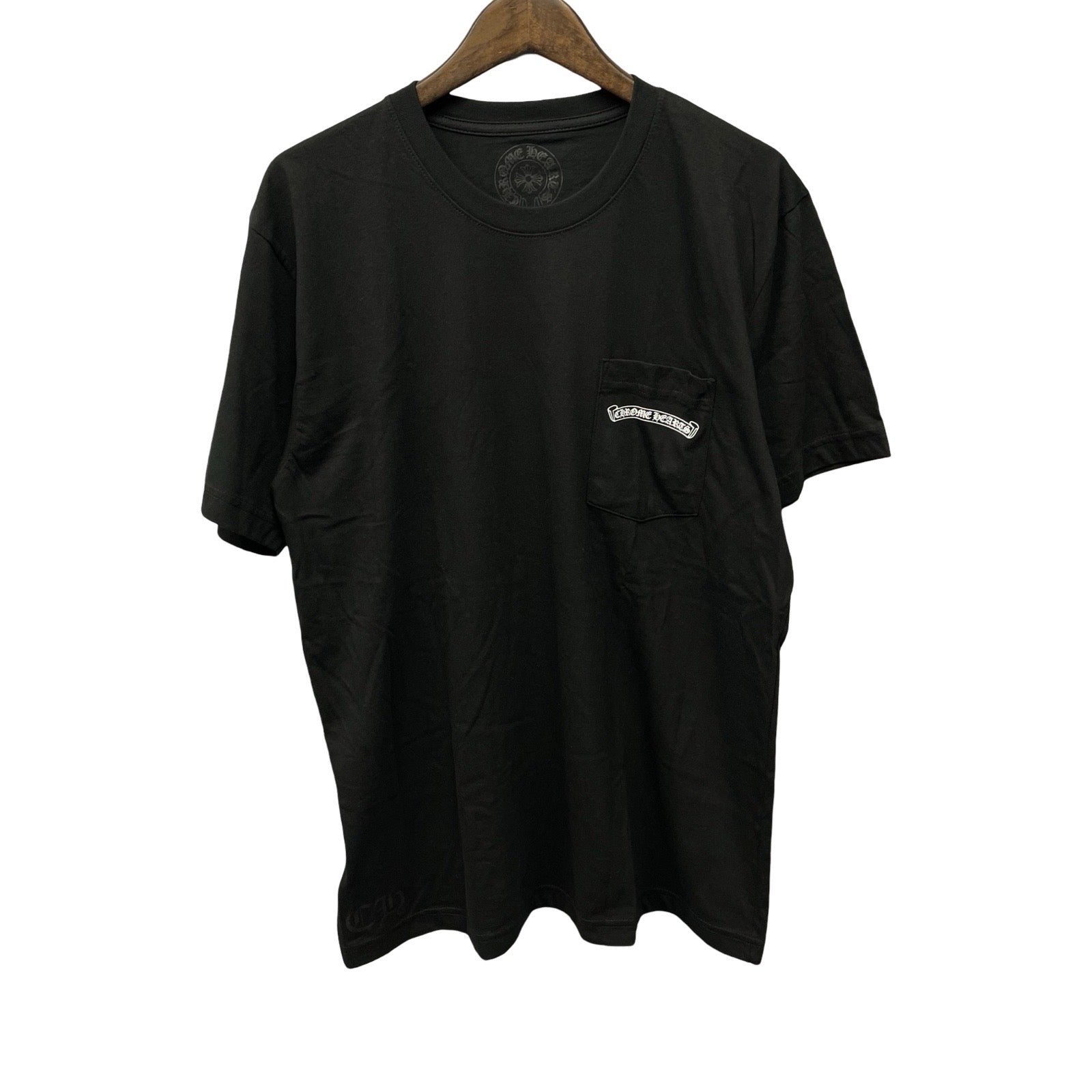 CHROME HEARTS Back CH Plus Arch Logo USA Tee Size L