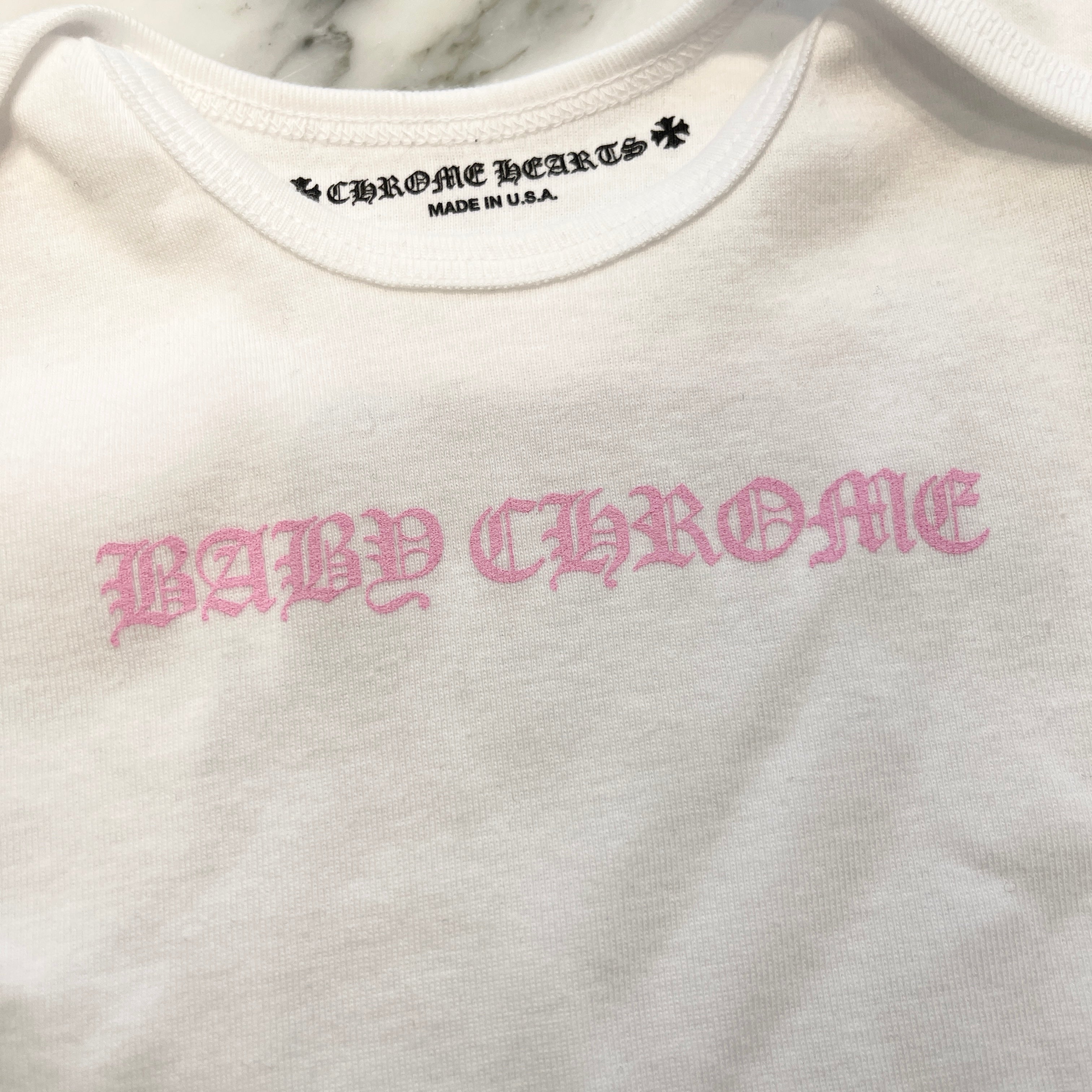 CHROME HEARTS Back Scroll Label Baby Long Sleeve Tee Size 12M（59/40）クロムハーツ バックスクロールラベル ベビー ロングスリーブTシャツ サイズ12マンス（59/40）